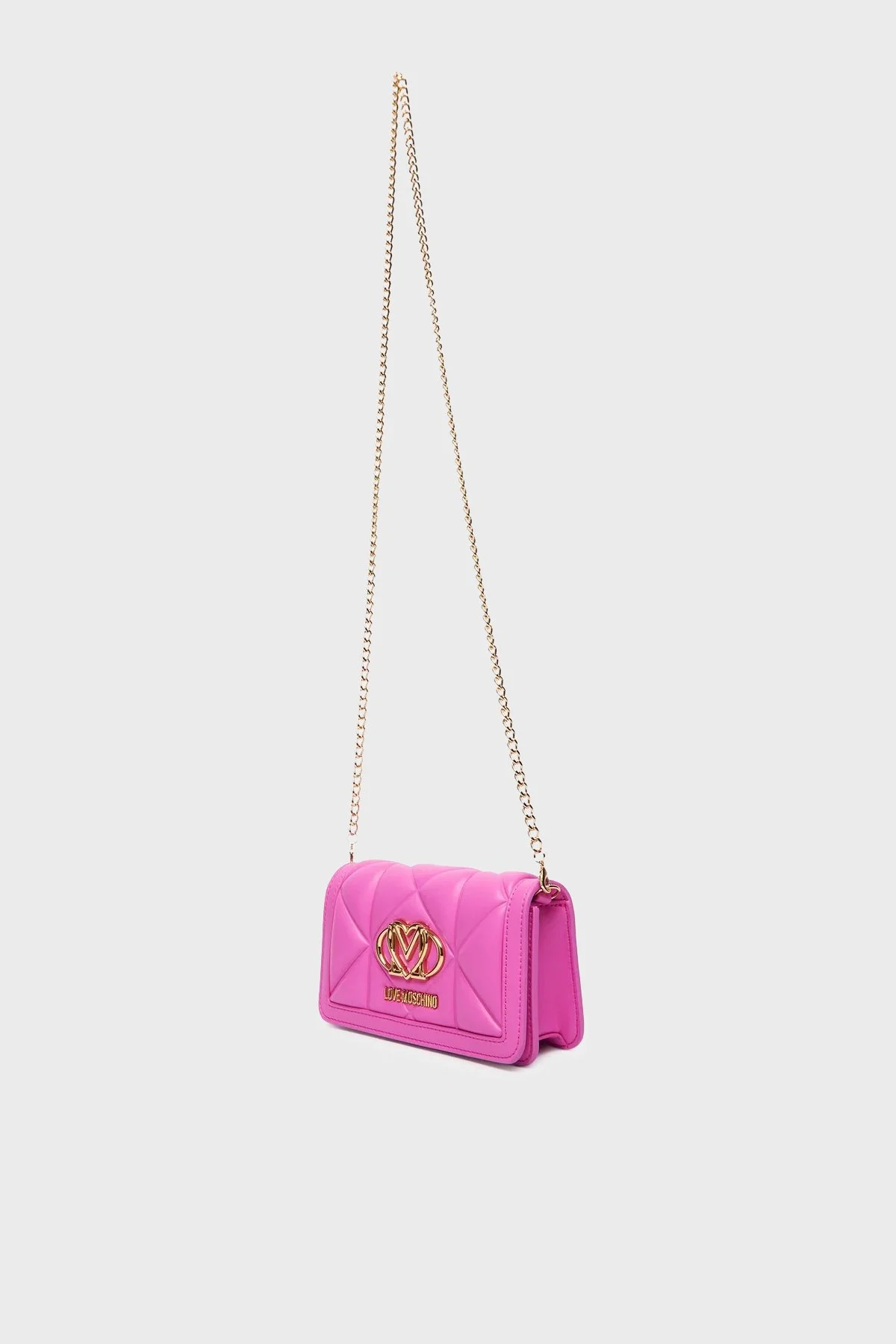 Love Moschino Çıkarılabilir Zincir Askılı Portföy Bayan Cüzdan JC5640PP1OLC0604 PEMBE - 4