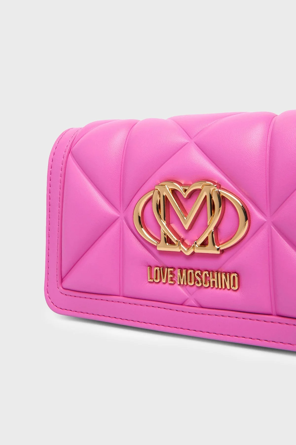 Love Moschino Çıkarılabilir Zincir Askılı Portföy Bayan Cüzdan JC5640PP1OLC0604 PEMBE - 5