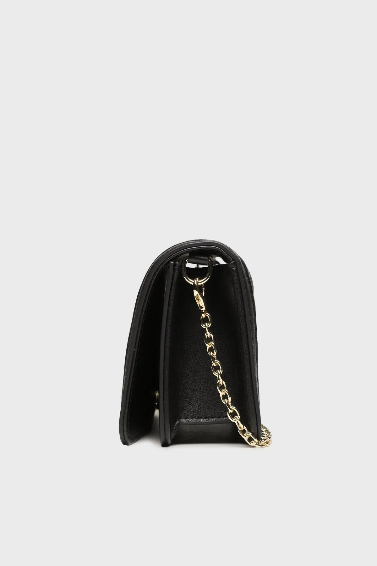 Love Moschino Çıkarılabilir Zincirli Çapraz Askılı Kapitone Mini Bayan Çanta JC5681PP1HLA0000 SİYAH - 3