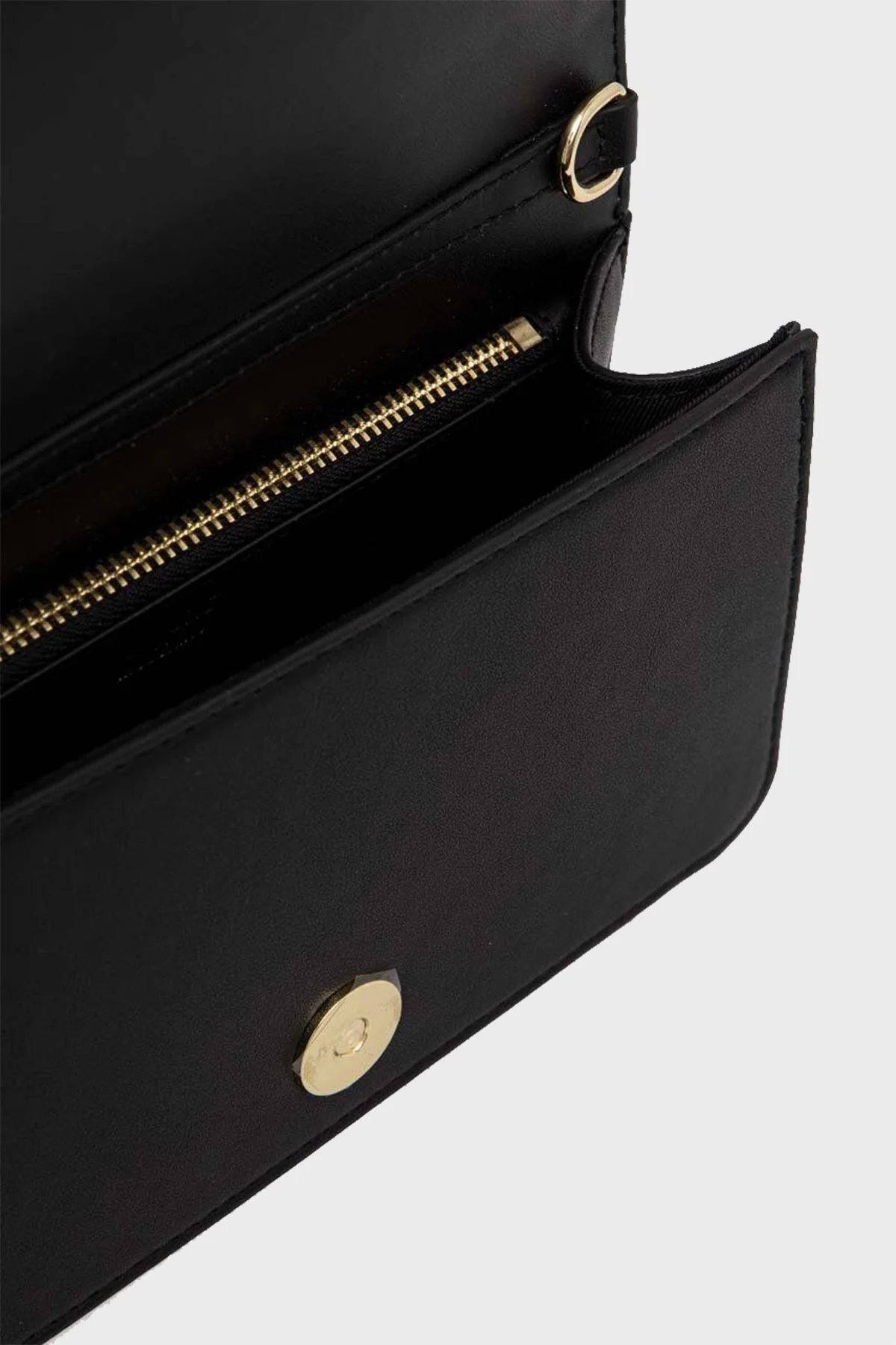 Love Moschino Çıkarılabilir Zincirli Çapraz Askılı Kapitone Mini Bayan Çanta JC5681PP1HLA0000 SİYAH - 5