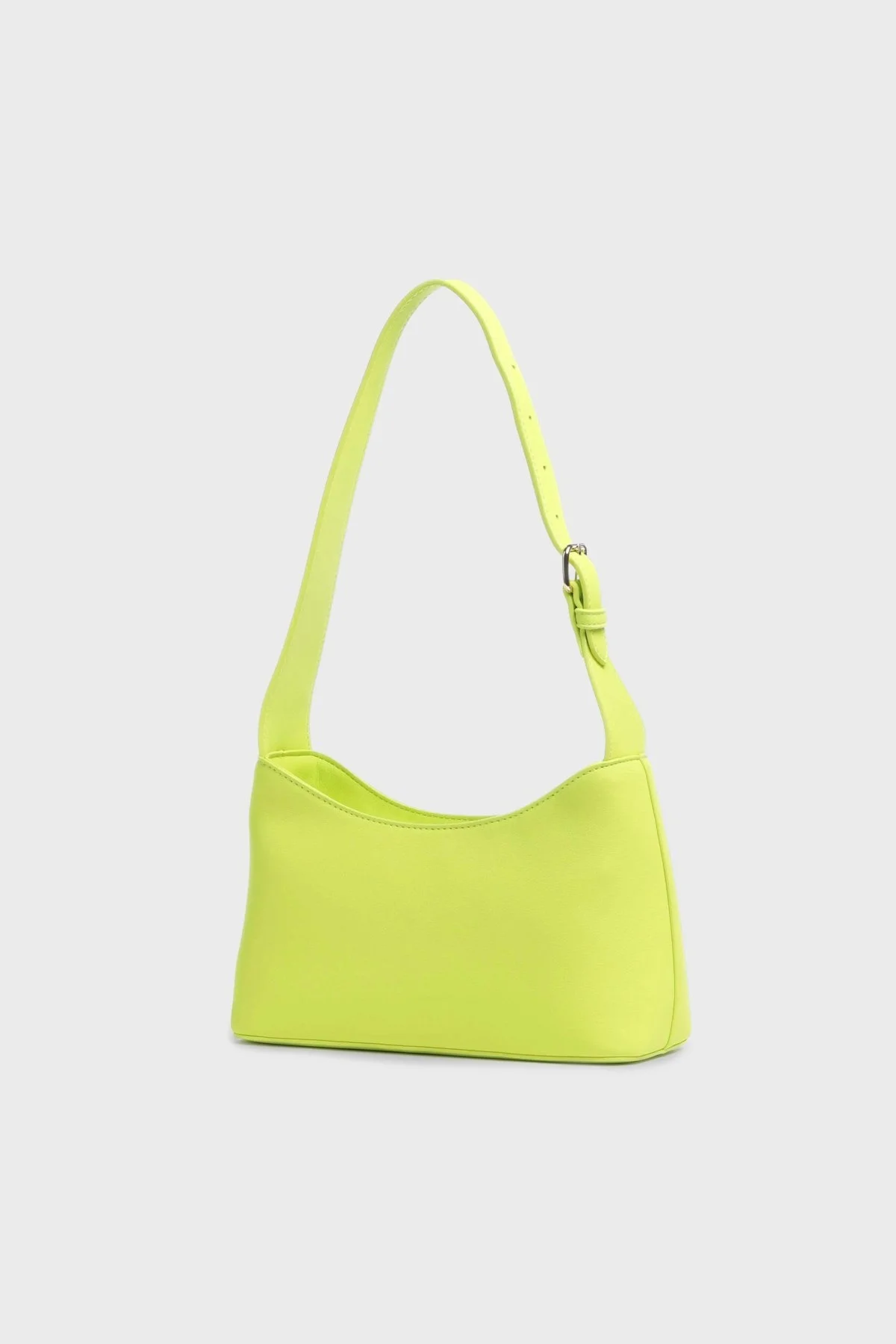 Love Moschino Deri Logolu Ayarlanabilir Askılı Bayan Çanta JC4198PP1IKD0404 FISTIK YEŞİL - 2