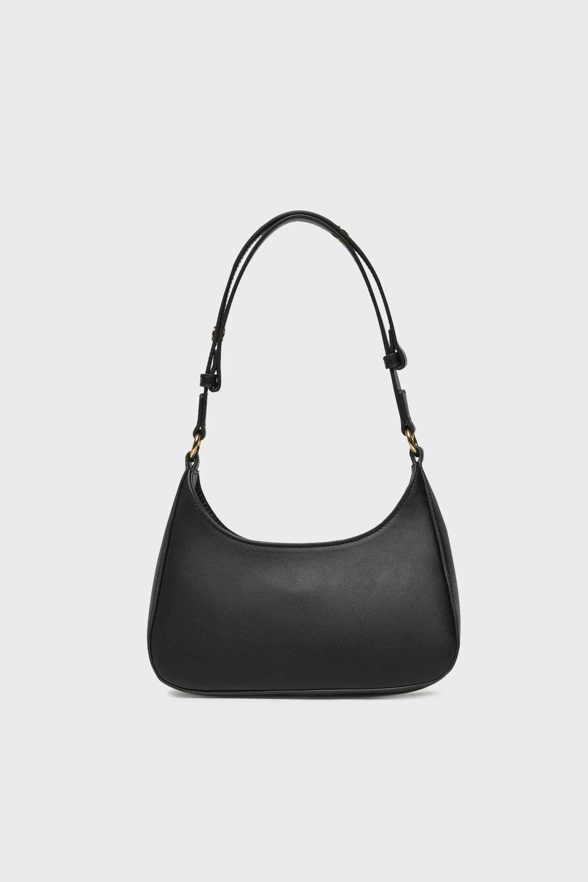 Love Moschino Deri Logolu Ayarlanabilir Askılı Bayan Çanta JC4215PP1ILR0000 SİYAH - 3