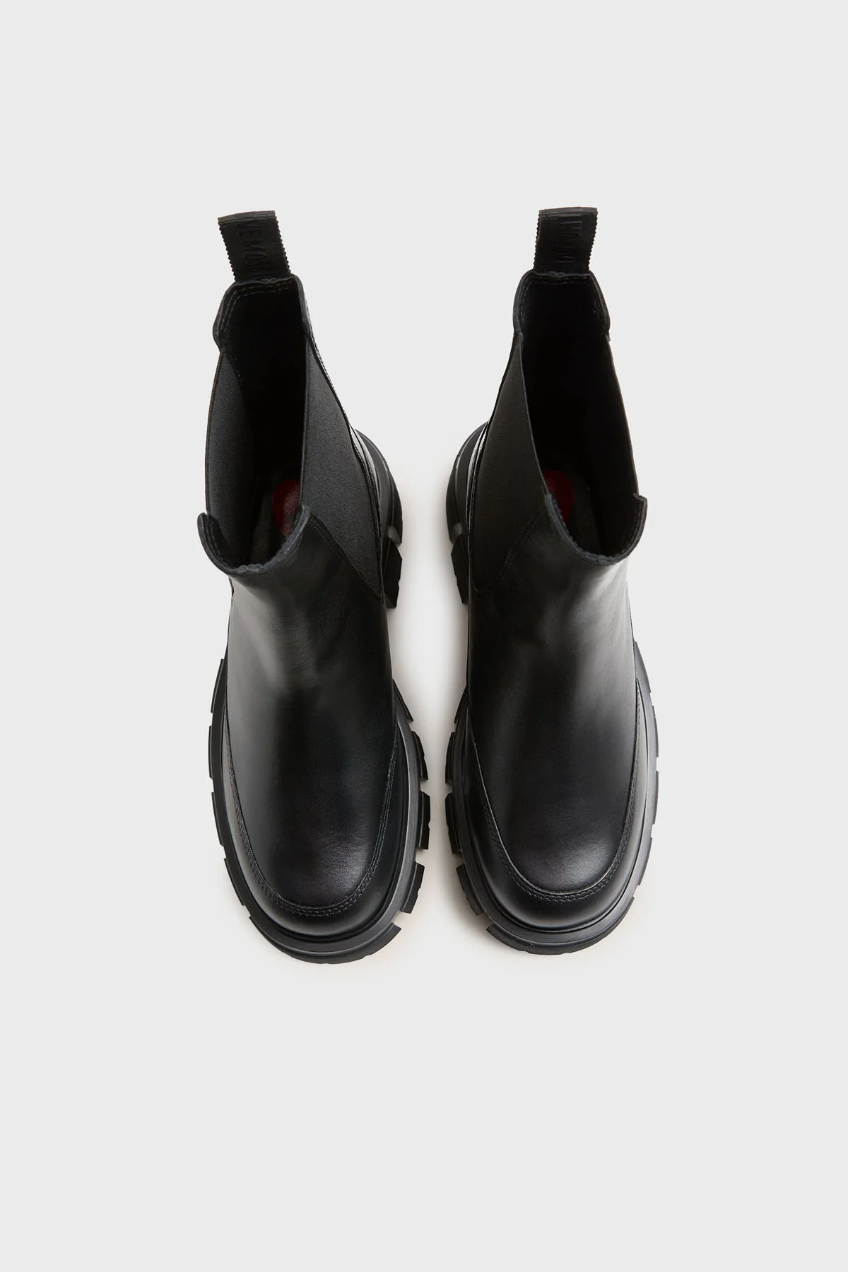 Love Moschino Deri Logolu Kalın Tabanlı Bayan Bot JA24075G0NIA0000 SİYAH - 3