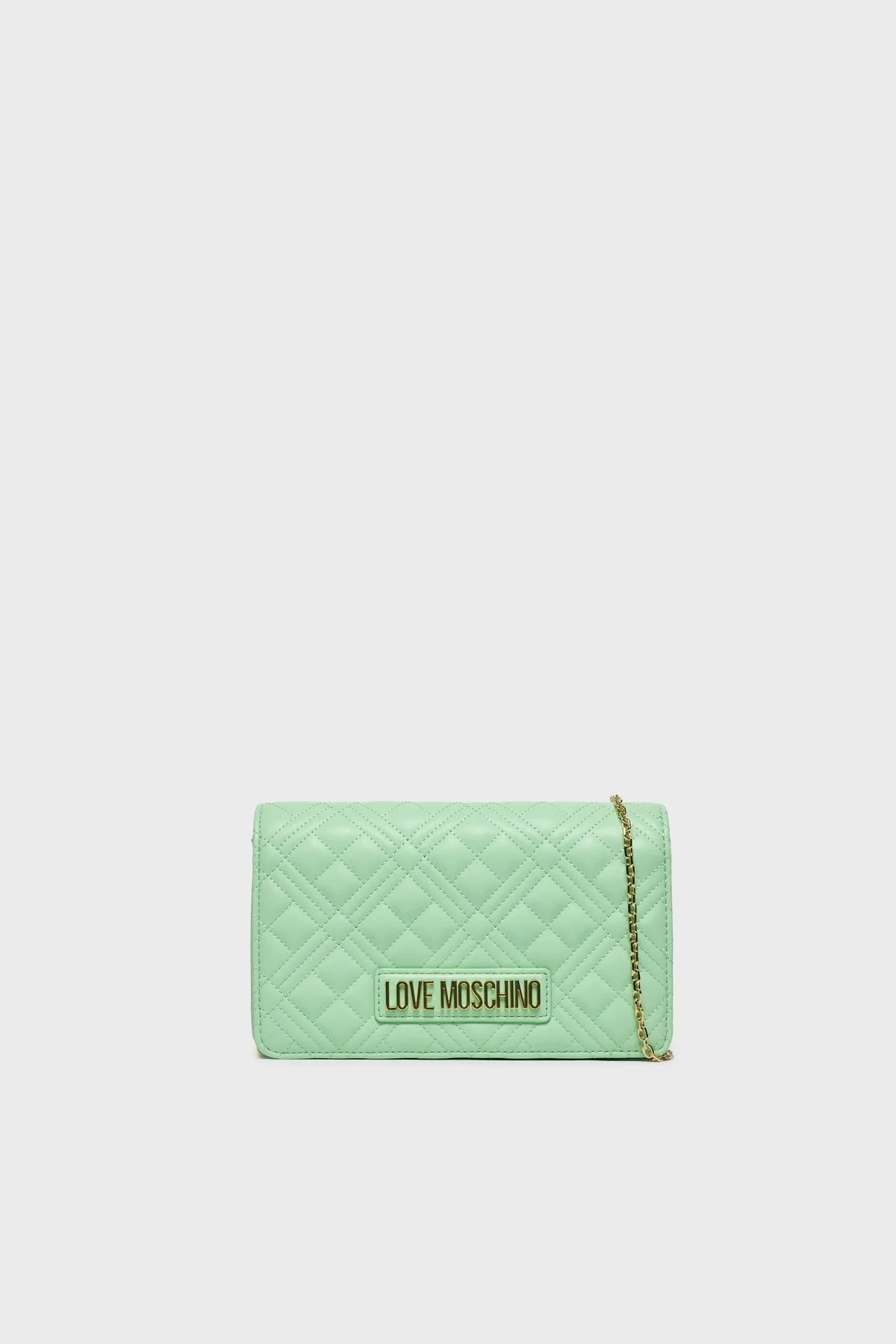 Love Moschino Deri Logolu Zincir Askılı Bayan Çanta JC4079PP1ILA0802 MİNT - 1