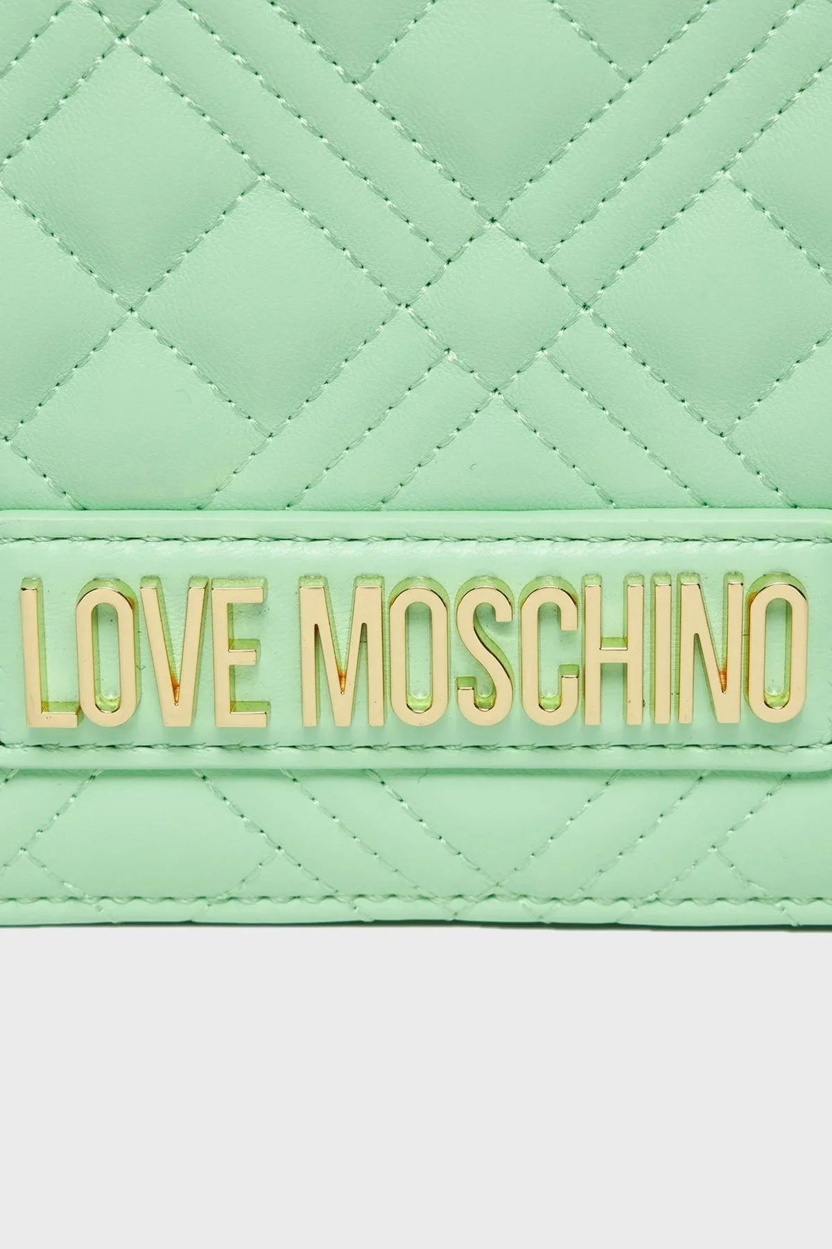 Love Moschino Deri Logolu Zincir Askılı Bayan Çanta JC4079PP1ILA0802 MİNT - 5