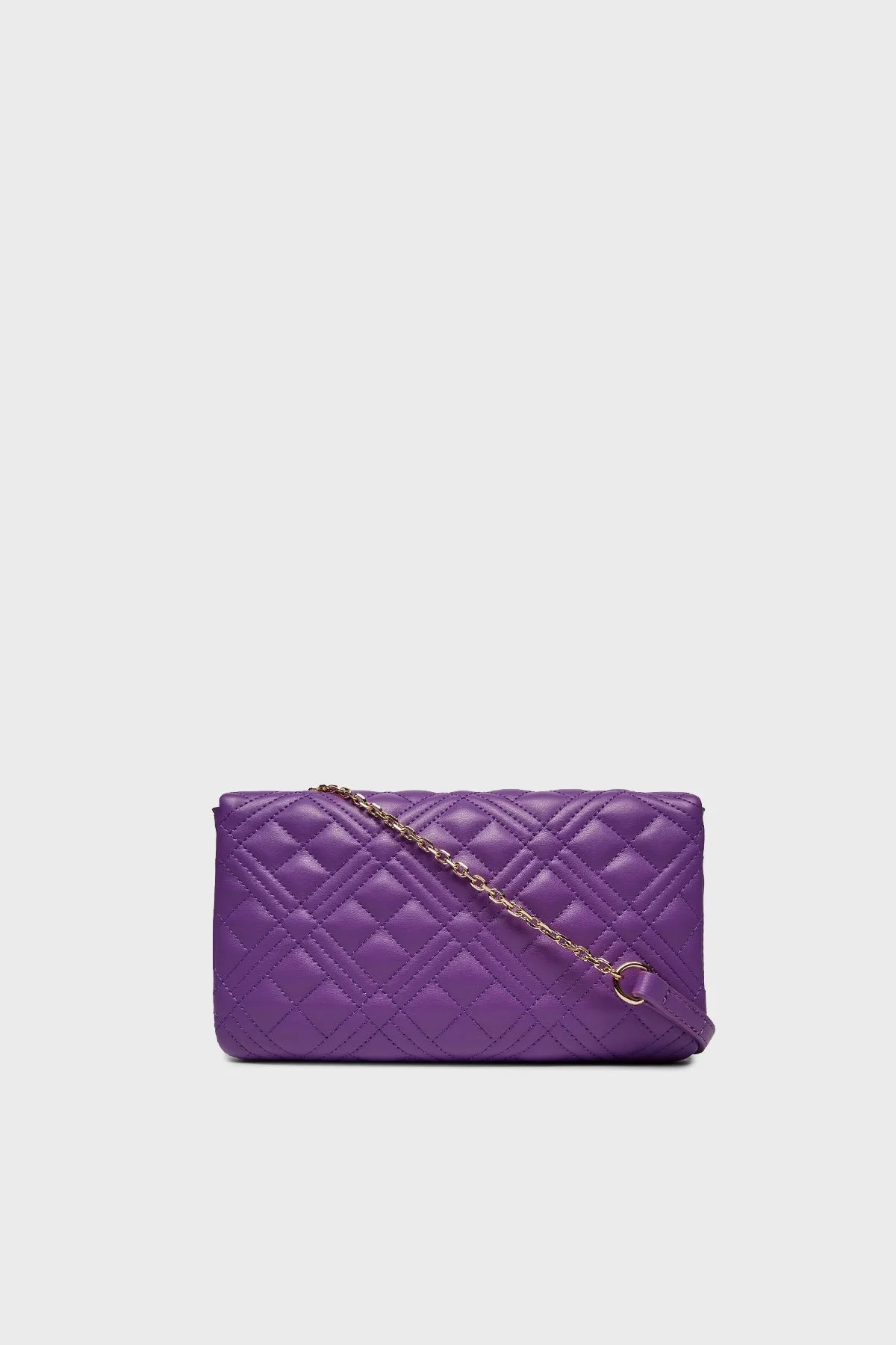 Love Moschino Deri Logolu Zincir Askılı Bayan Çanta JC4097PP1ILA0650 MOR - 6