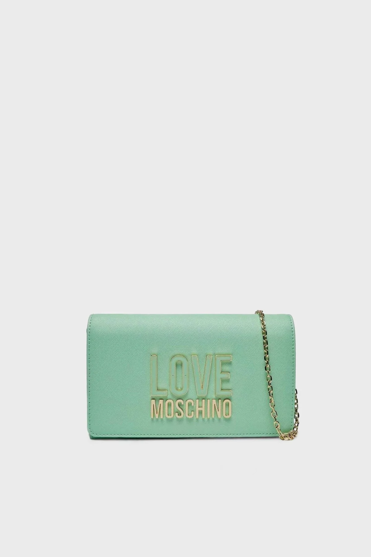 Love Moschino Deri Logolu Zincir Askılı Bayan Çanta JC4213PP1ILQ180A MİNT - 1