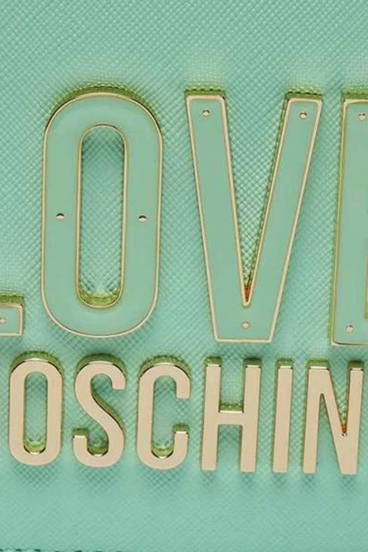 Love Moschino Deri Logolu Zincir Askılı Bayan Çanta JC4213PP1ILQ180A MİNT - 4