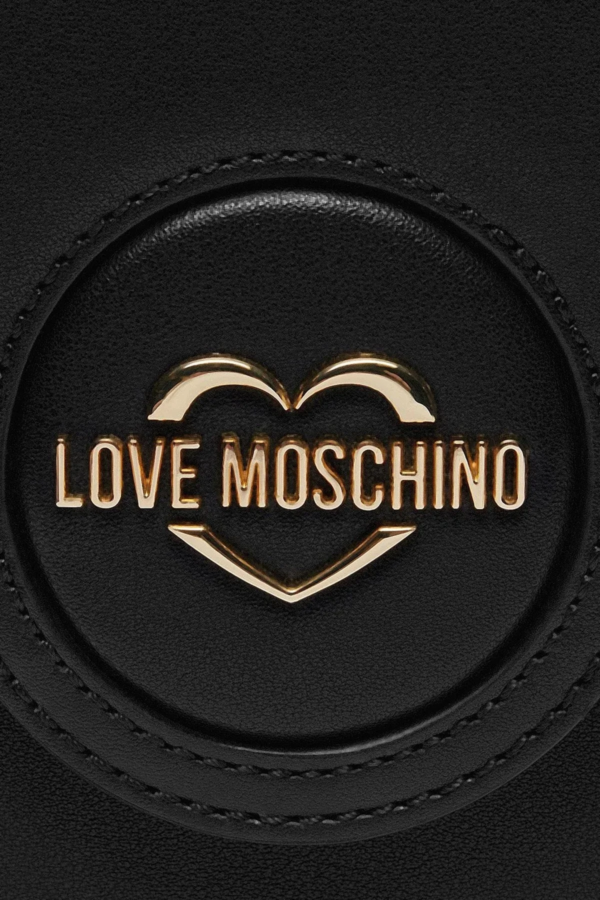 Love Moschino Deri Logolu Zincir Askılı Bayan Çanta JC4217PP1ILR0000 SİYAH - 6