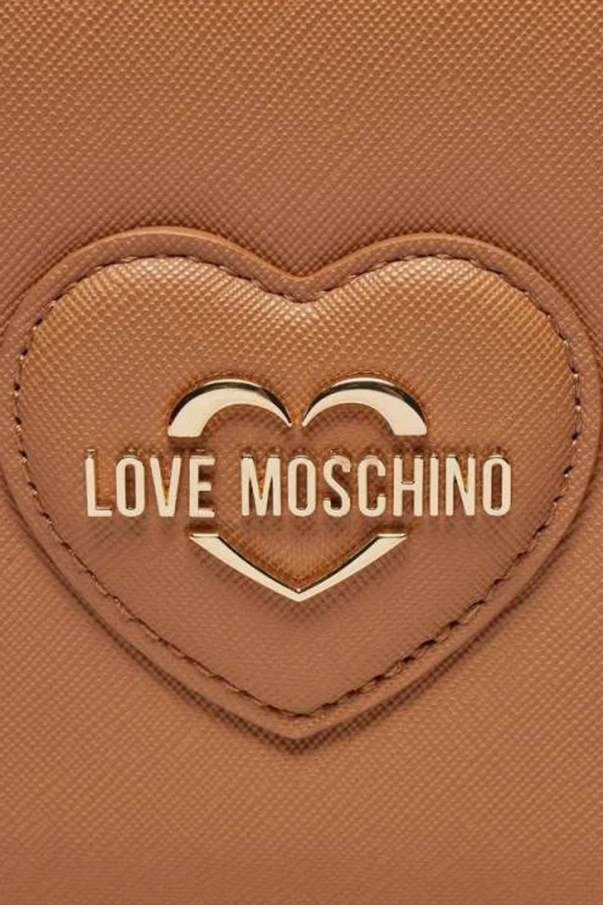 Love Moschino Deri Logolu Zincir Askılı Bayan Çanta JC4268PP0IKL0226 TABA - 4