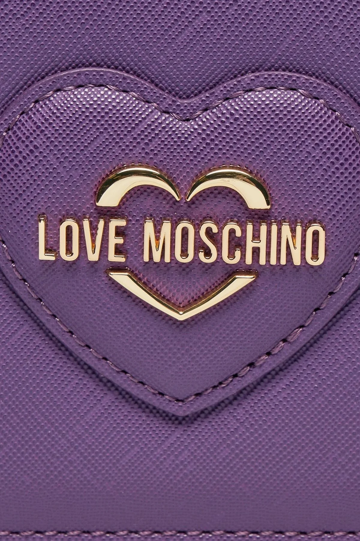 Love Moschino Deri Logolu Zincir Askılı Bayan Çanta JC4268PP0IKL0650 MOR - 5