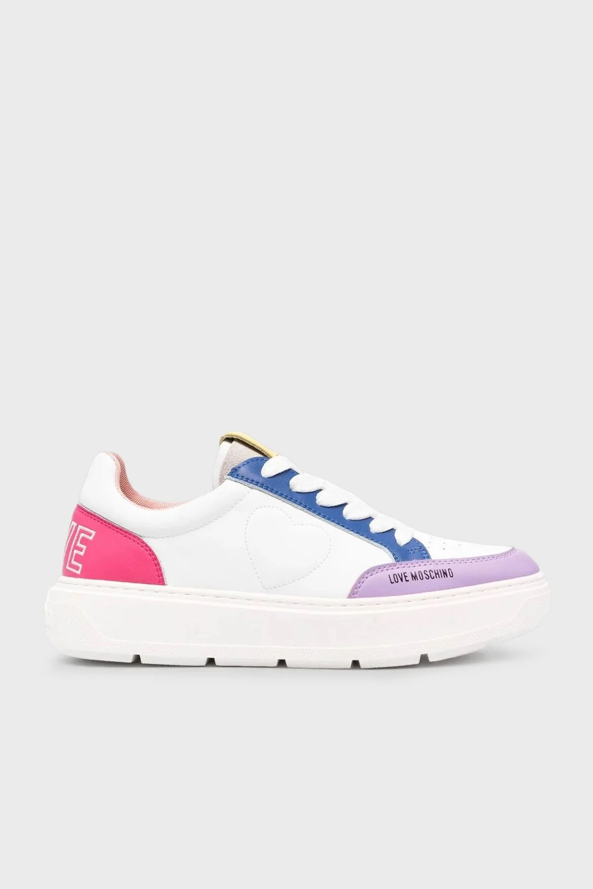 Love Moschino Deri Sneaker Bayan Ayakkabı JA15244G1HIAA10C BEYAZ - 1