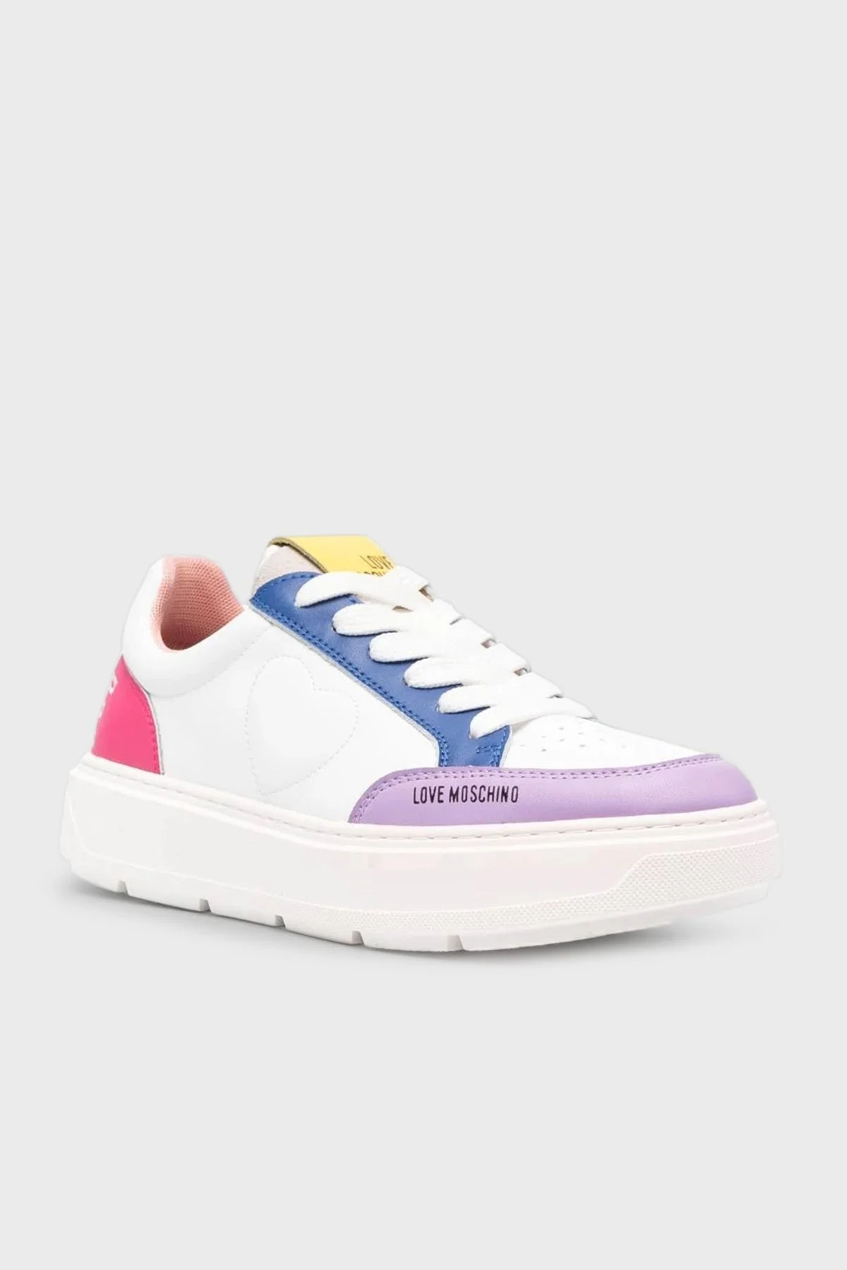 Love Moschino Deri Sneaker Bayan Ayakkabı JA15244G1HIAA10C BEYAZ - 2