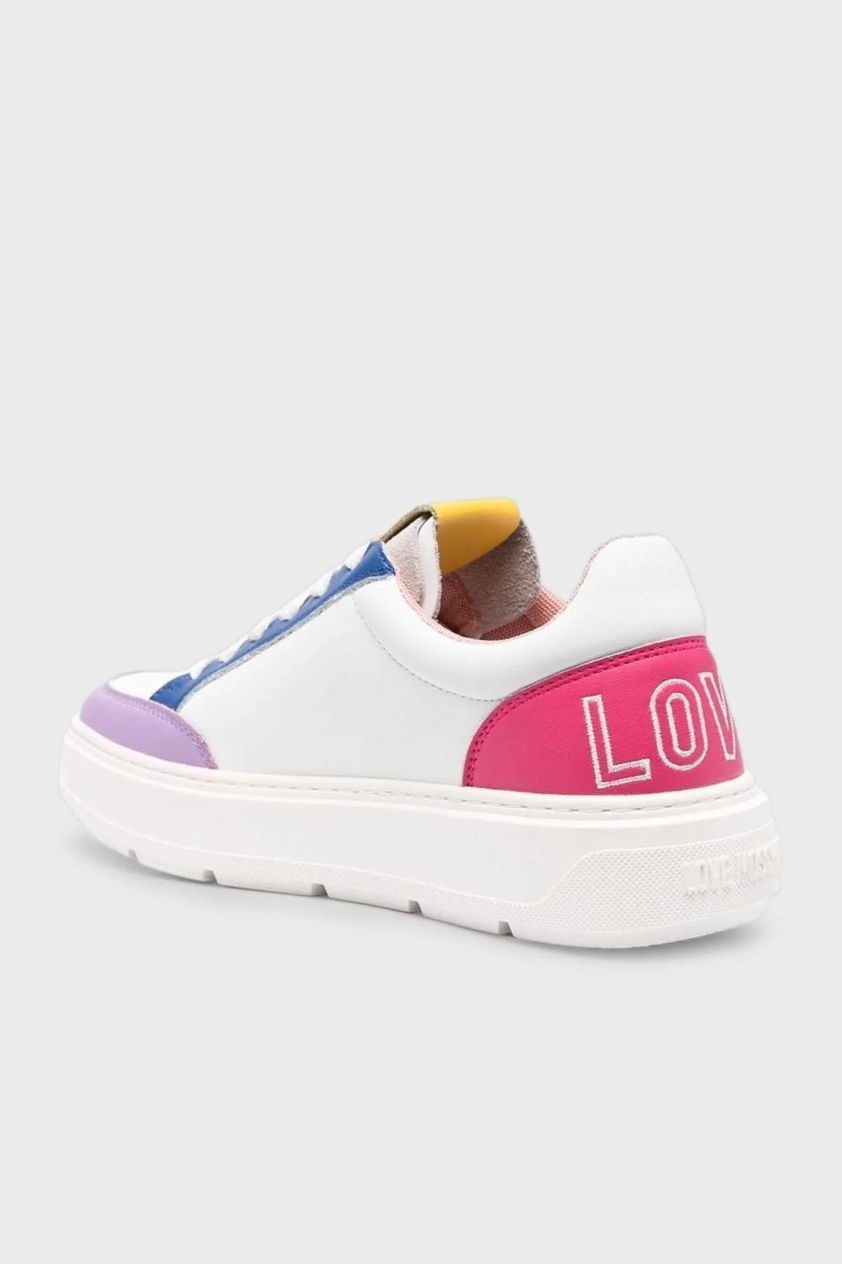 Love Moschino Deri Sneaker Bayan Ayakkabı JA15244G1HIAA10C BEYAZ - 3