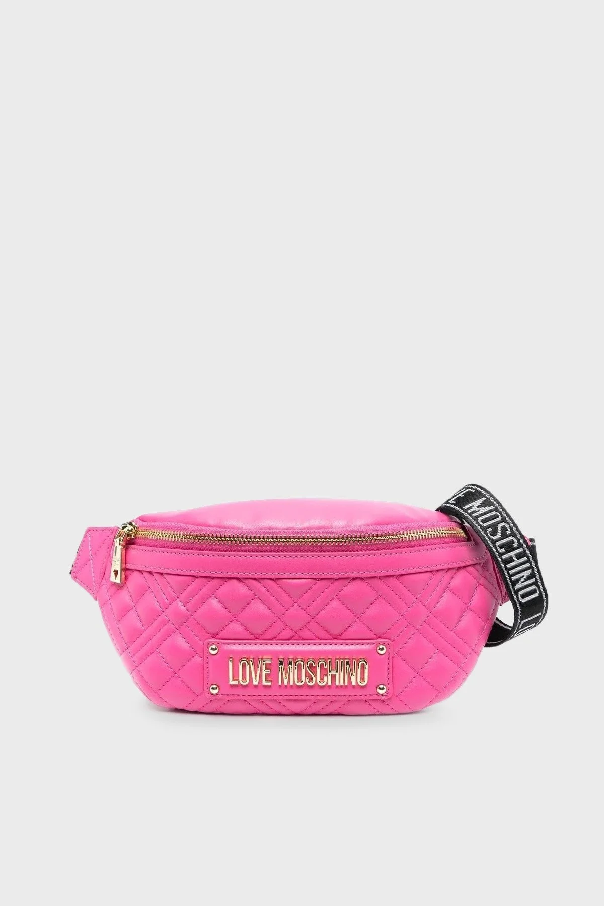 Love Moschino Fermuarlı Bayan Bel Çantası JC4003PP1GLA0615 FUŞYA - 1