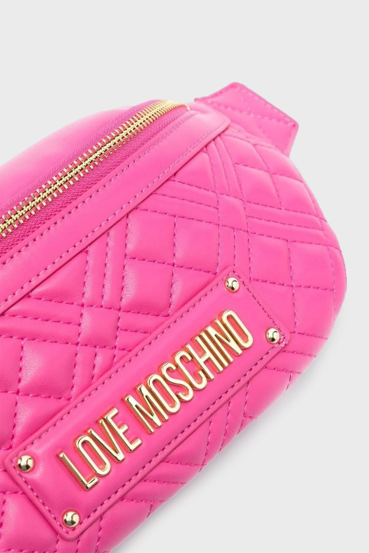 Love Moschino Fermuarlı Bayan Bel Çantası JC4003PP1GLA0615 FUŞYA - 4