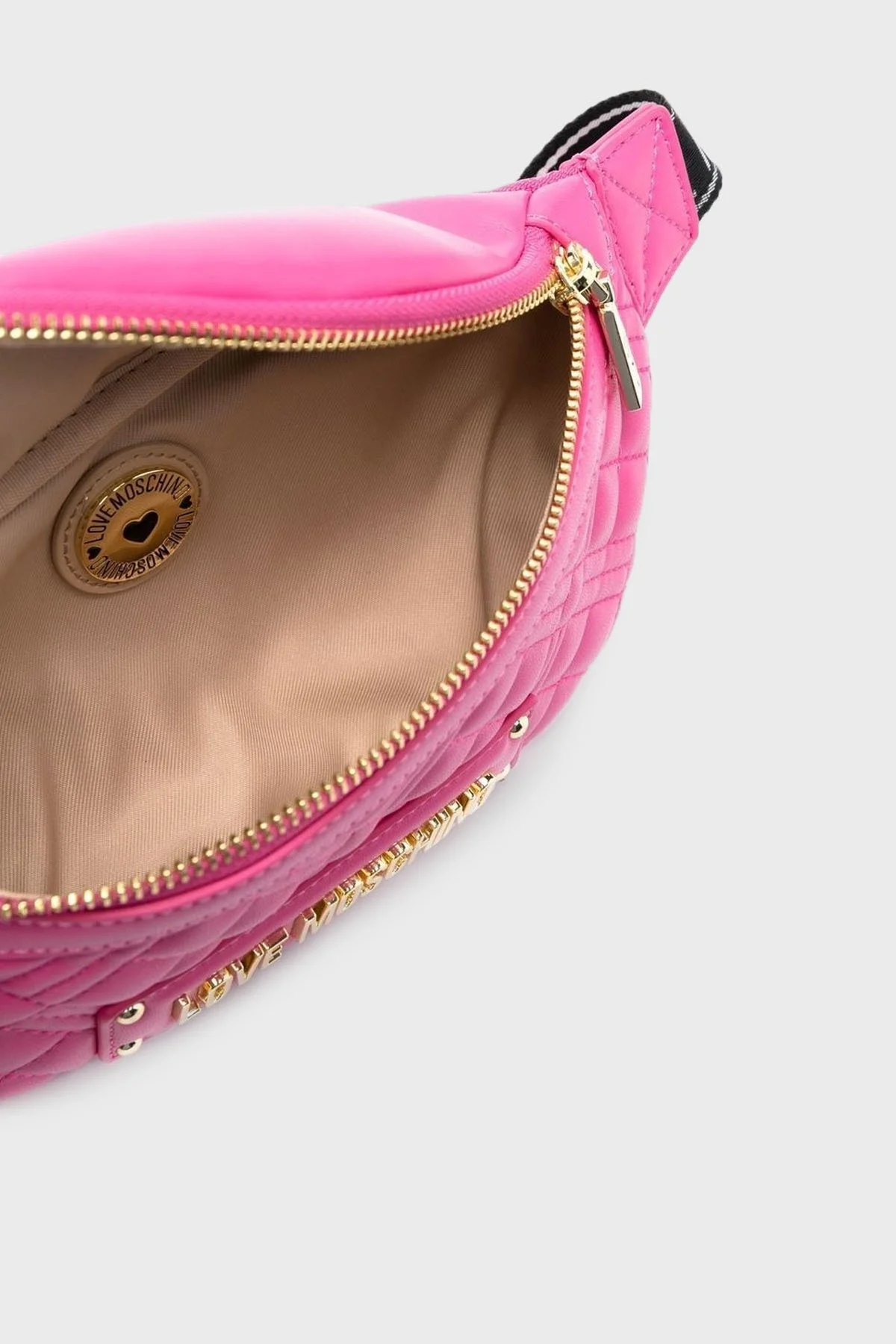 Love Moschino Fermuarlı Bayan Bel Çantası JC4003PP1GLA0615 FUŞYA - 5