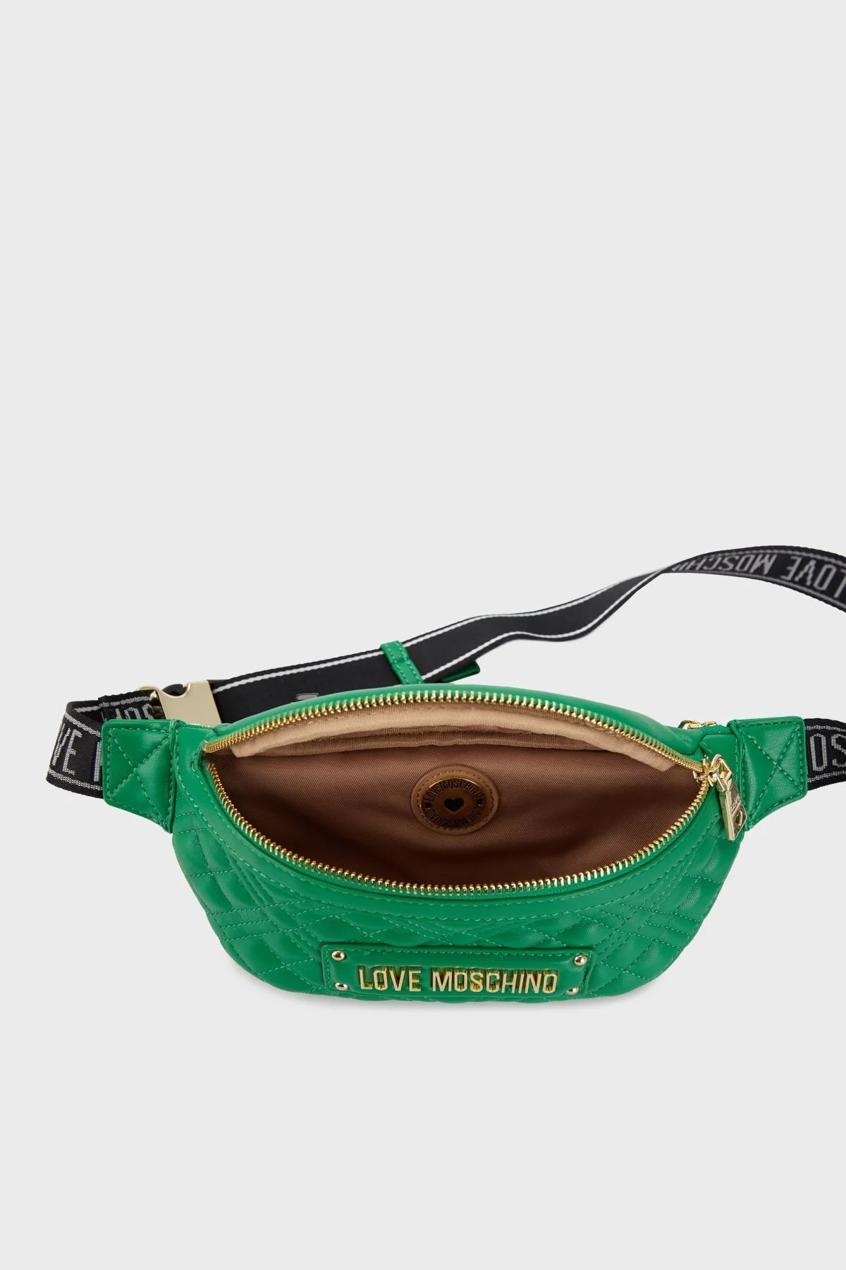 Love Moschino Fermuarlı Bayan Bel Çantası JC4003PP1GLA0801 YEŞİL - 4
