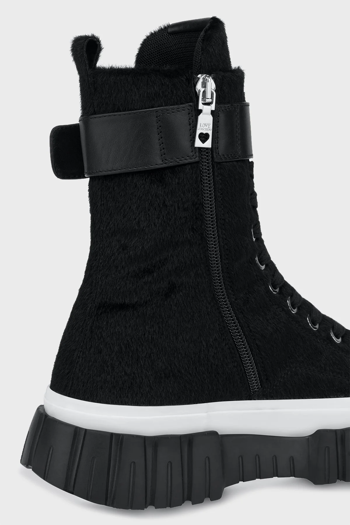 Love Moschino Fermuarlı Bayan Bot JA15645G1FIU0000 SİYAH - 3