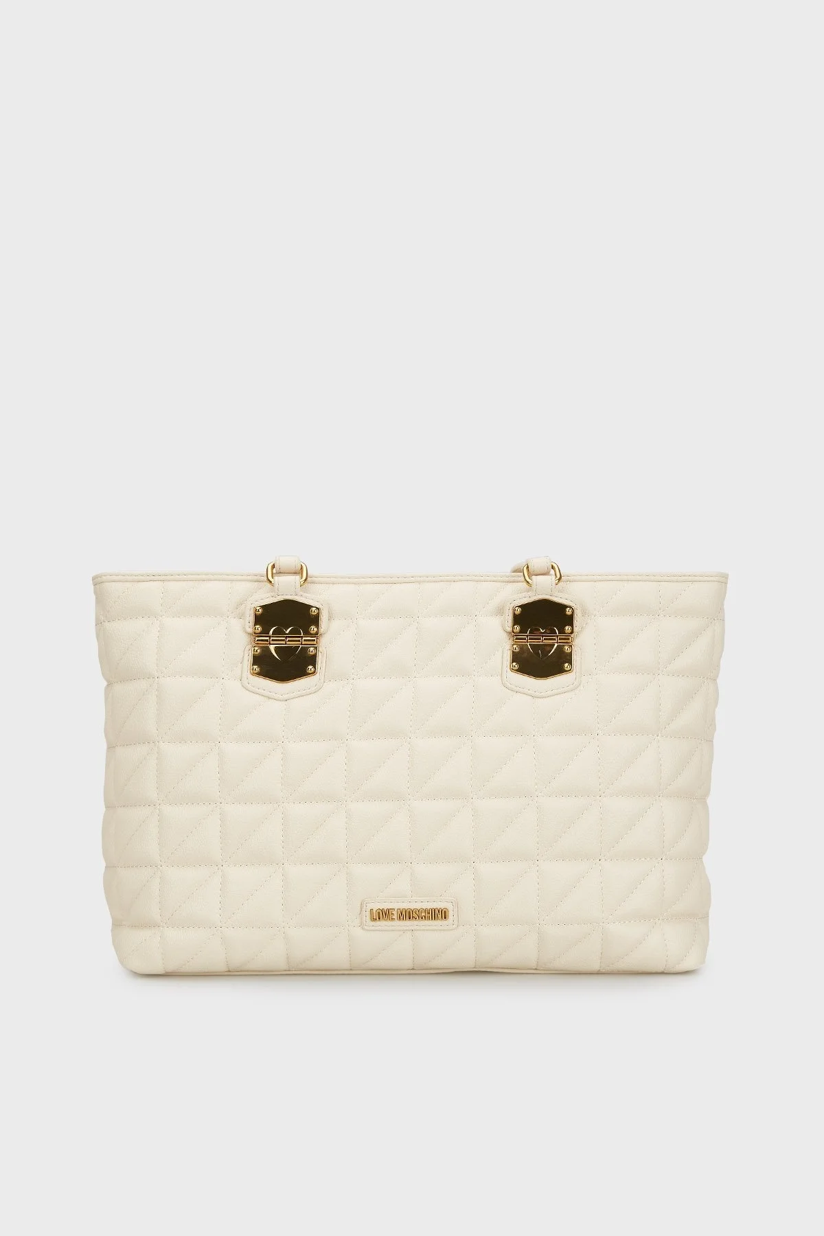 Love Moschino Fermuarlı Bayan Çanta JC4049PP1ILI0129 EKRU - 1