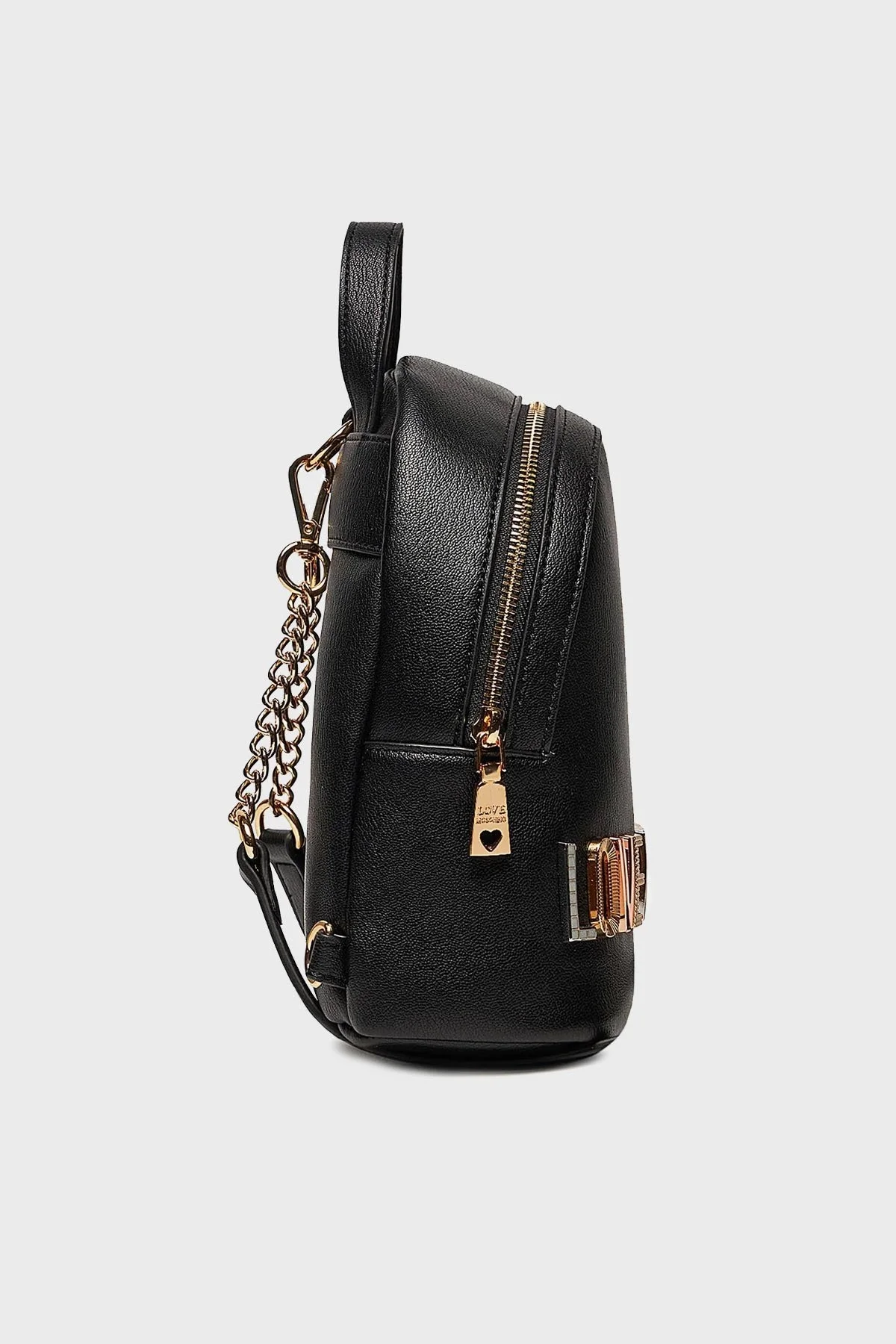 Love Moschino Fermuarlı Bayan Sırt Çantası JC4305PP0IKN0000 SİYAH - 4