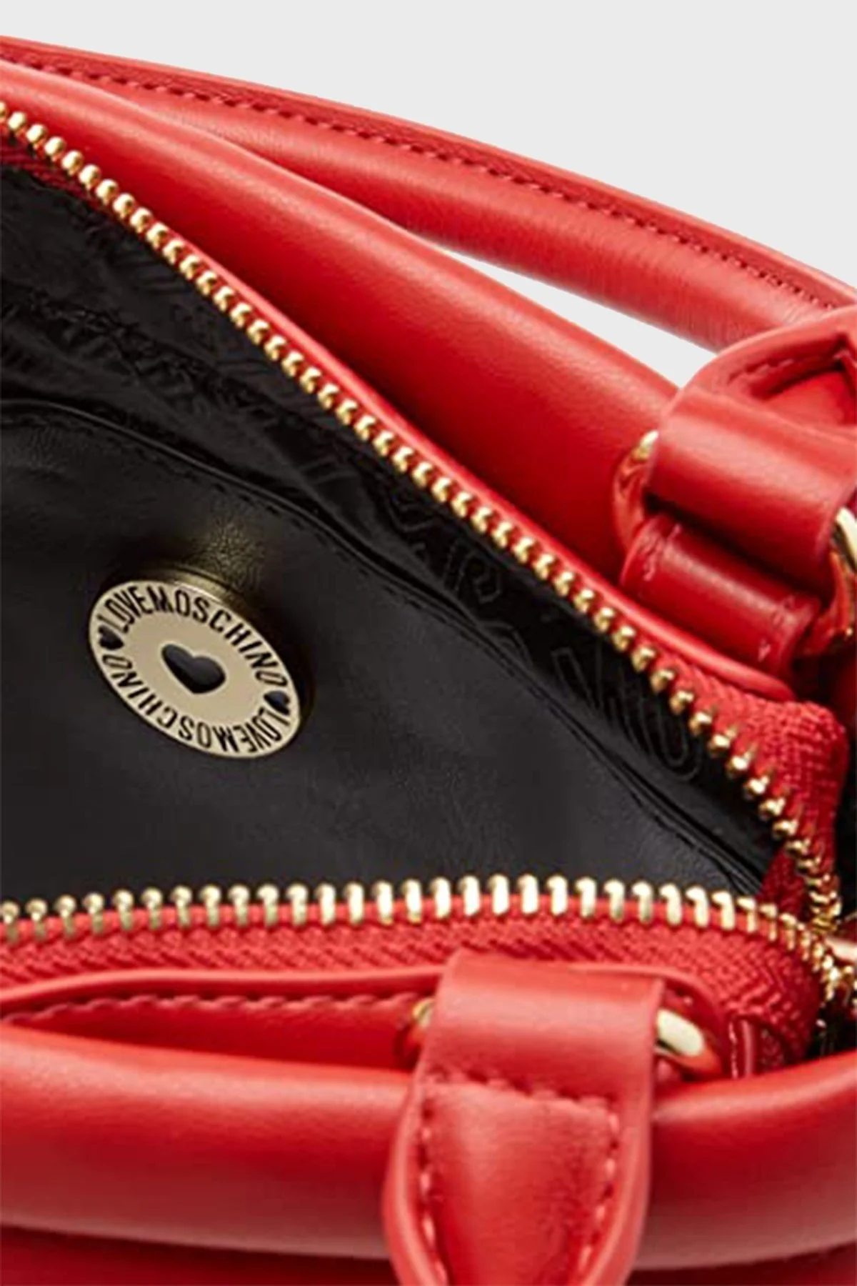 Love Moschino Fermuarlı Çıkarılabilir Uzatma Askılı Bayan Çanta JC4119PP1FLT0500 KIRMIZI - 5