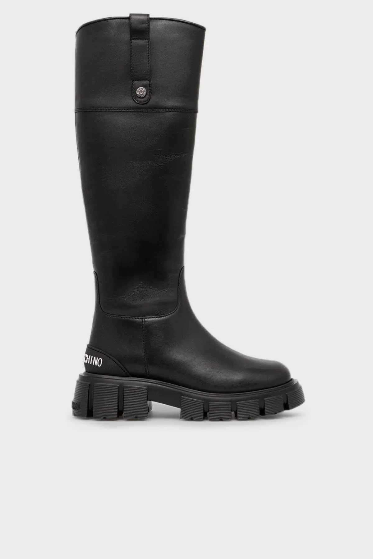 Love Moschino Fermuarlı Deri Bayan Çizme JA26015G1HIA0000 SİYAH - 1