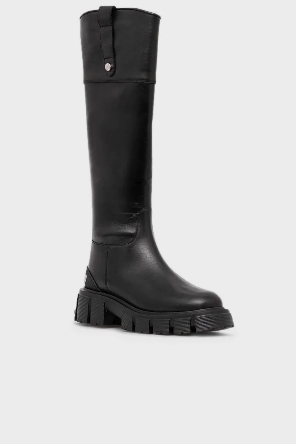 Love Moschino Fermuarlı Deri Bayan Çizme JA26015G1HIA0000 SİYAH - 2