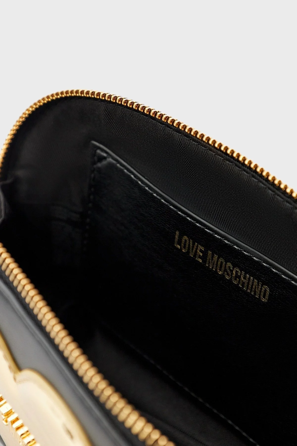 Love Moschino Fermuarlı Kozmetik El Bayan Çanta JC5310PP1IK2200A SİYAH - 10