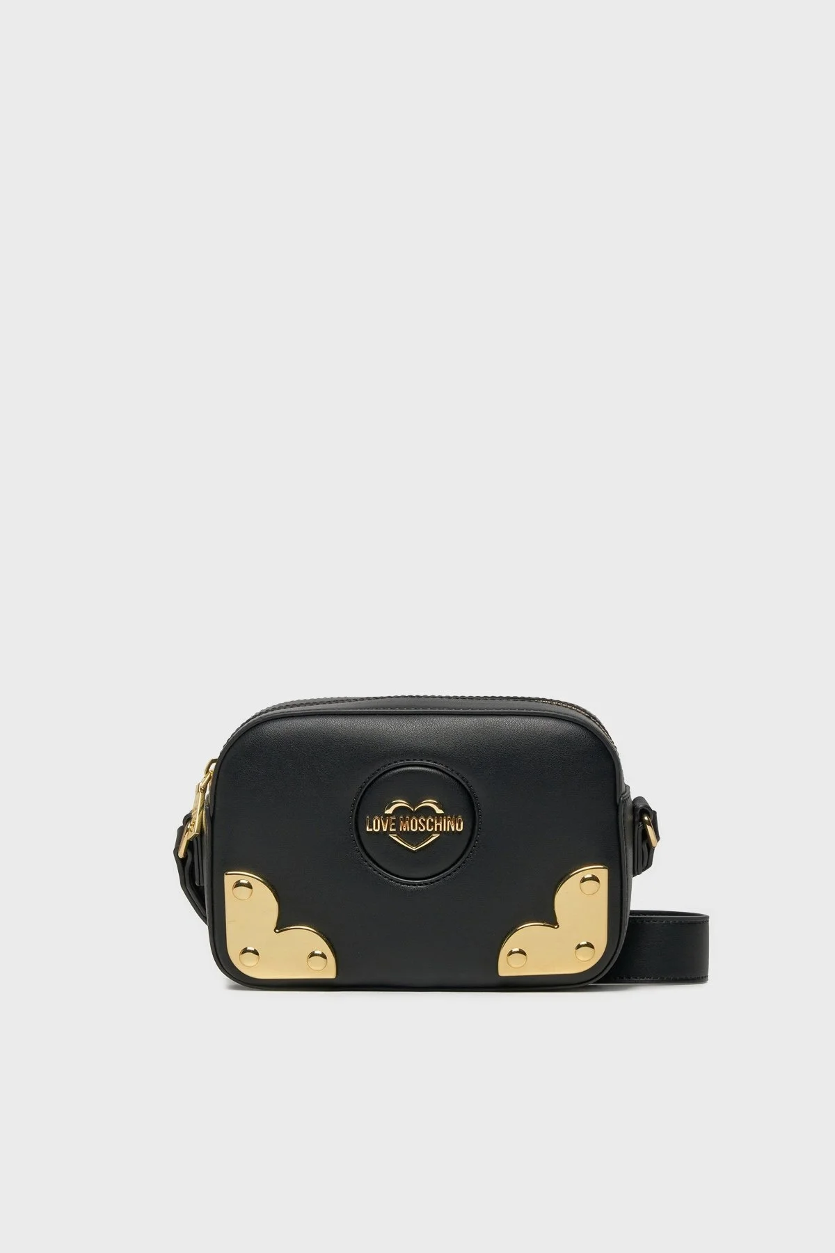 Love Moschino Fermuarlı Omuz Askılı Bayan Çanta JC4216PP1ILR0000 SİYAH - 1