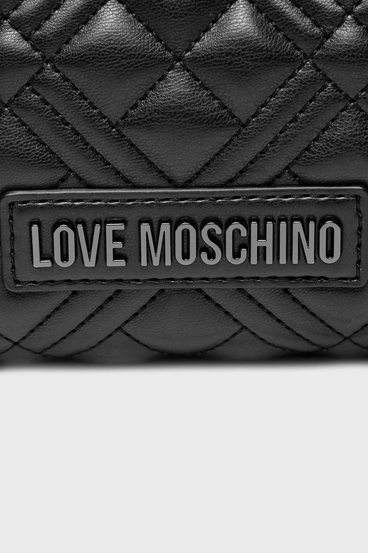 Love Moschino Fermuarlı Zincir Askılı Bayan Çanta JC4342PP0ILA000A SİYAH - 6