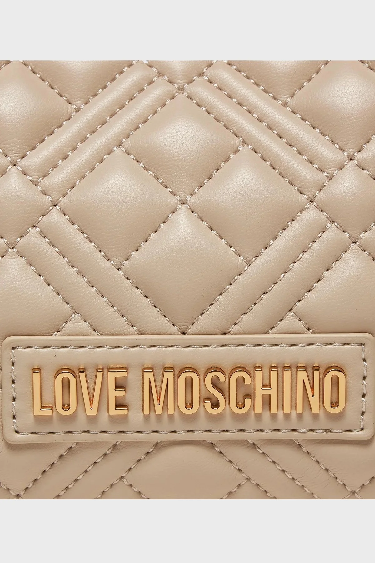 Love Moschino Fermuarlı Zincir Askılı Bayan Çanta JC4342PP0ILA0110 BEJ - 10