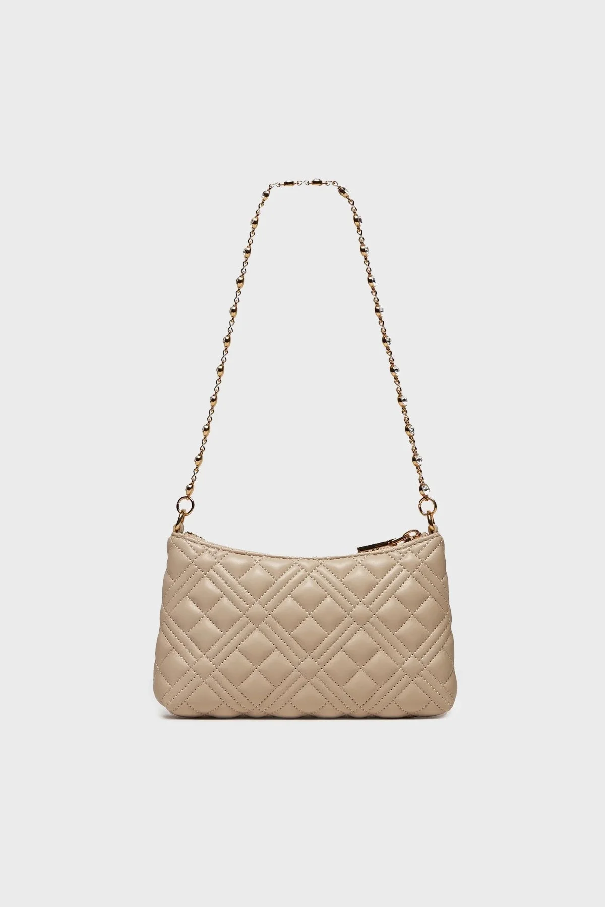 Love Moschino Fermuarlı Zincir Askılı Bayan Çanta JC4342PP0ILA0110 BEJ - 14