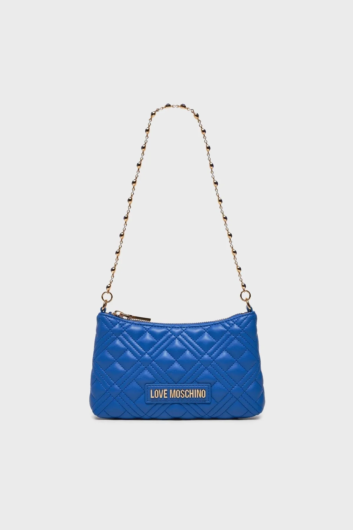 Love Moschino Fermuarlı Zincir Askılı Bayan Çanta JC4342PP0ILA0715 MAVİ - 1