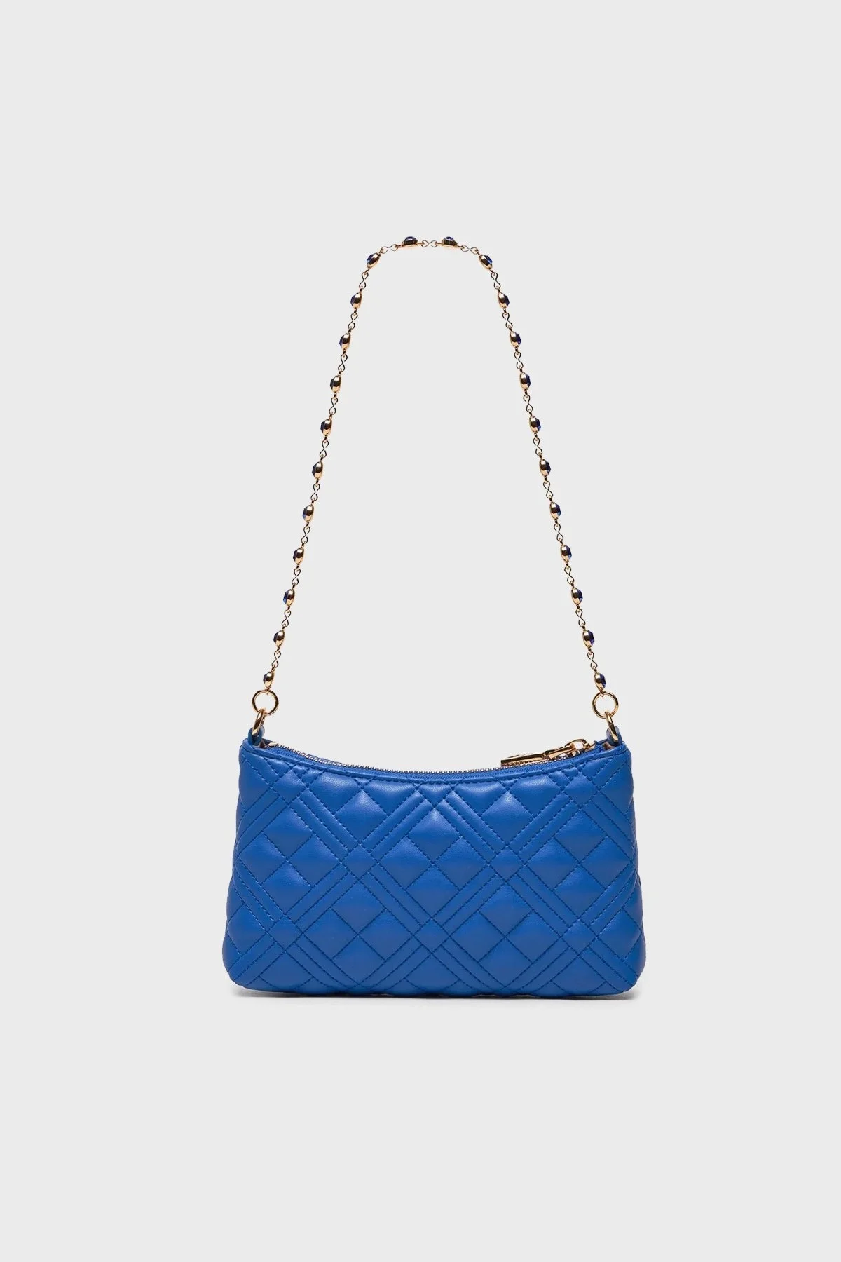 Love Moschino Fermuarlı Zincir Askılı Bayan Çanta JC4342PP0ILA0715 MAVİ - 5
