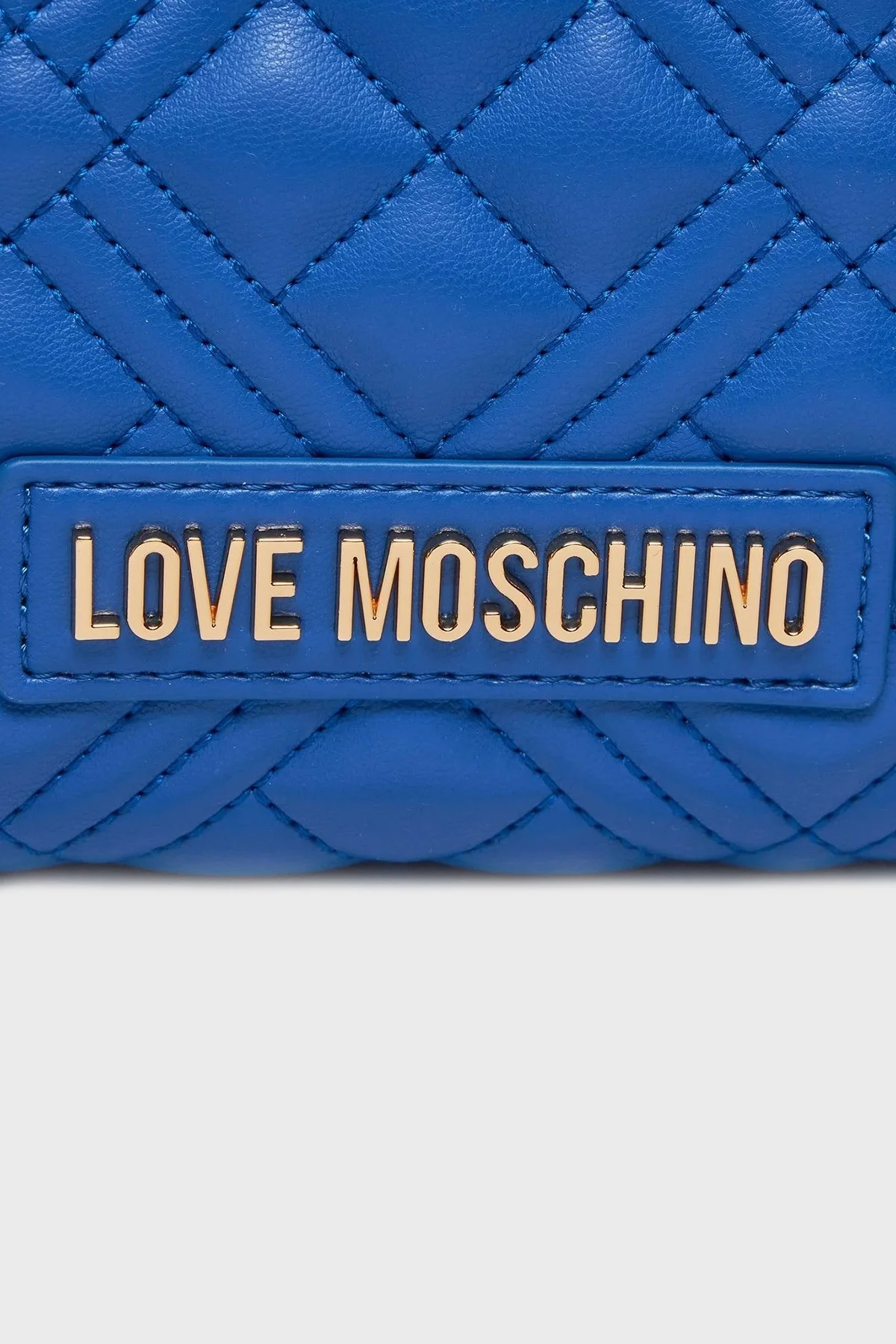 Love Moschino Fermuarlı Zincir Askılı Bayan Çanta JC4342PP0ILA0715 MAVİ - 6