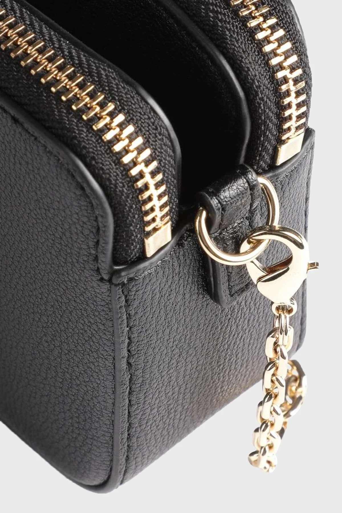 Love Moschino Fermuarlı Zincir Askılı Mini Bayan Çanta JC5609PP1GLI0000 SİYAH - 3