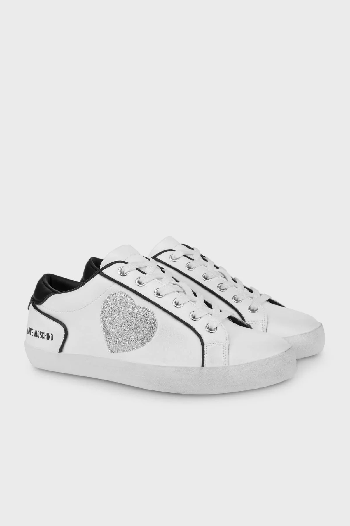 Love Moschino Hakiki Deri Sneaker Bayan Ayakkabı JA15502G0IIAD10A BEYAZ - 3