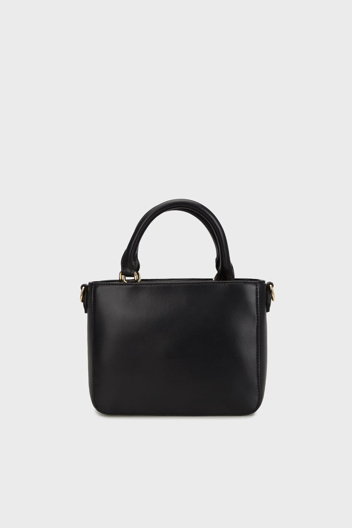 Love Moschino Kabartmalı Logolu Çıkarılabilir Askılı Bayan Çanta JC4218PP0MKF0000 SİYAH - 2