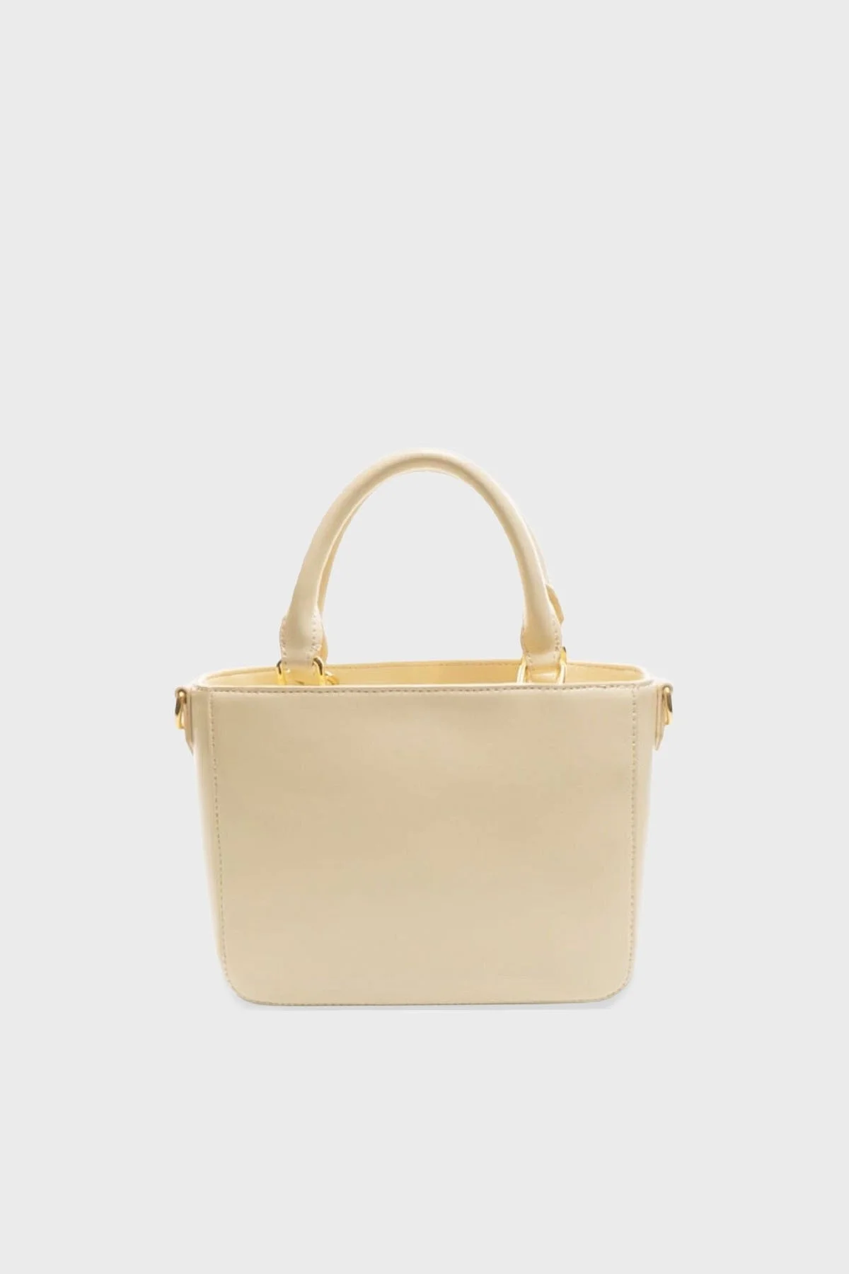 Love Moschino Kabartmalı Logolu Çıkarılabilir Askılı Bayan Çanta JC4218PP0MKF0110 BEJ - 2