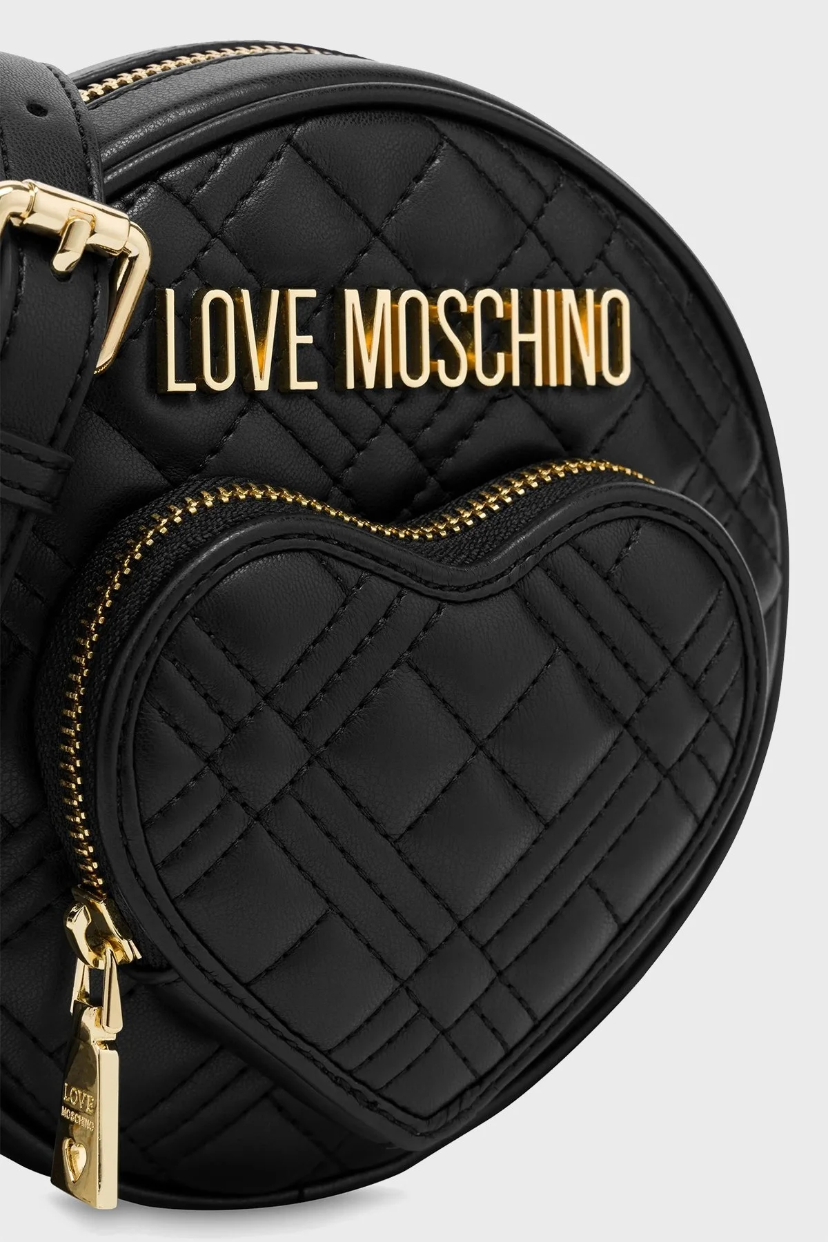 Love Moschino Kalp Cep Detaylı Omuz Ve Çapraz Askılı Zincirli Bayan Çanta JC4067PP1HLA0000 SİYAH - 4