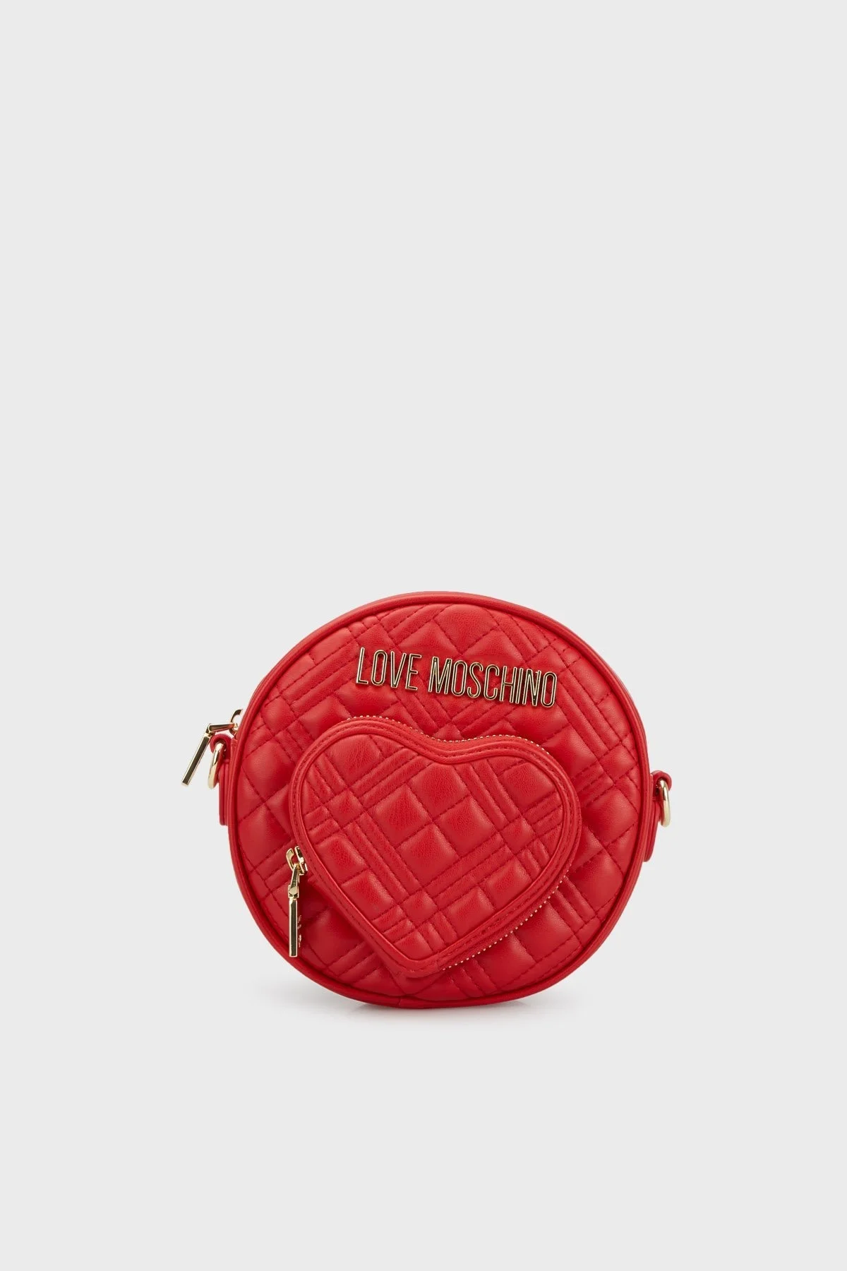 Love Moschino Kalp Cep Detaylı Omuz Ve Çapraz Askılı Zincirli Bayan Çanta JC4067PP1HLA0500 KIRMIZI - 1