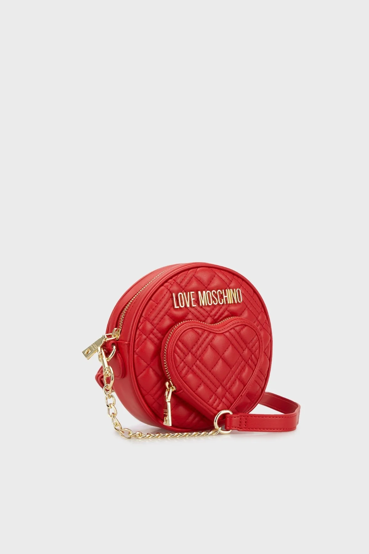 Love Moschino Kalp Cep Detaylı Omuz Ve Çapraz Askılı Zincirli Bayan Çanta JC4067PP1HLA0500 KIRMIZI - 3