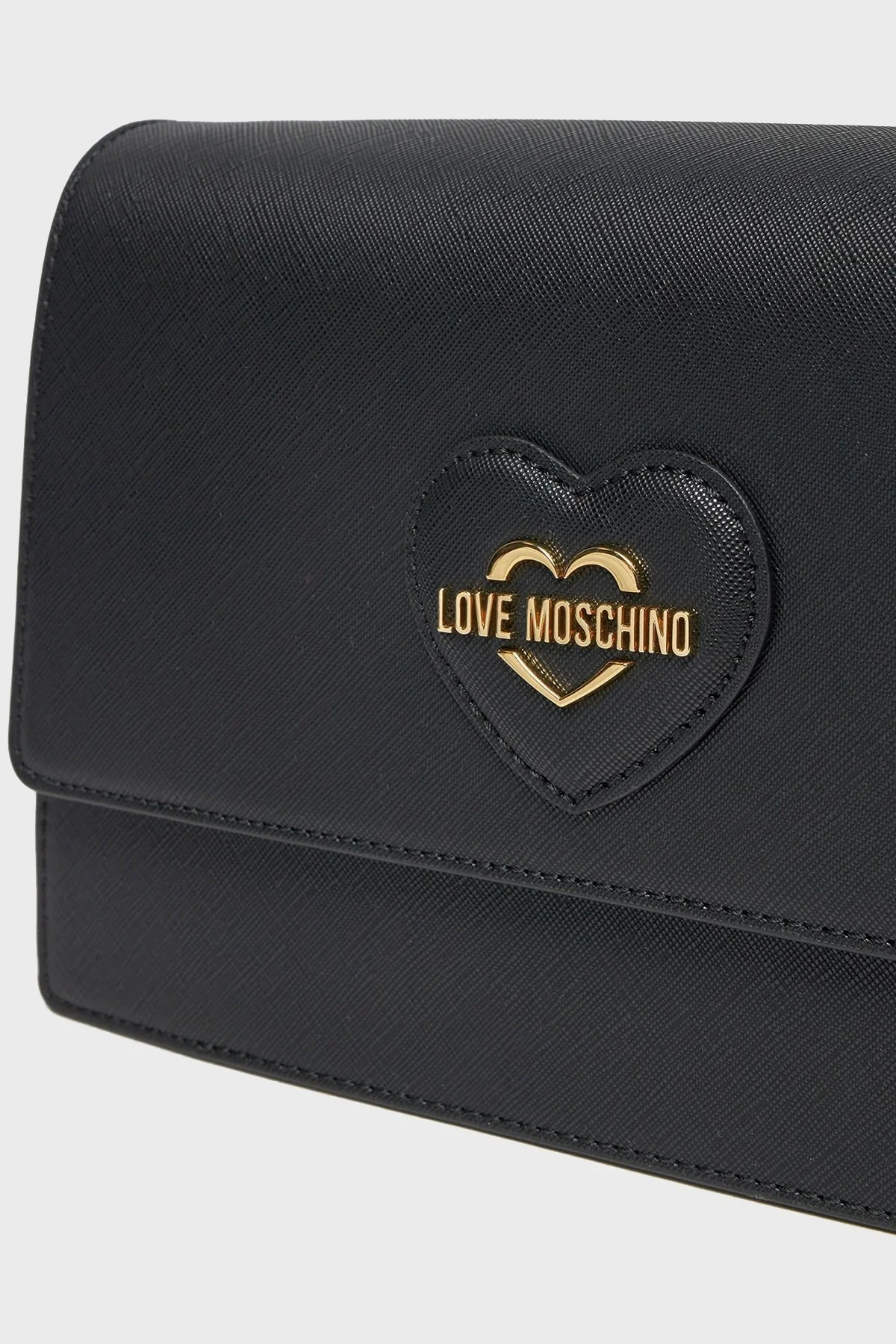 Love Moschino Kalp Logolu Zincir Askılı Bayan Çanta JC4260PP0LKL0000 SİYAH - 3
