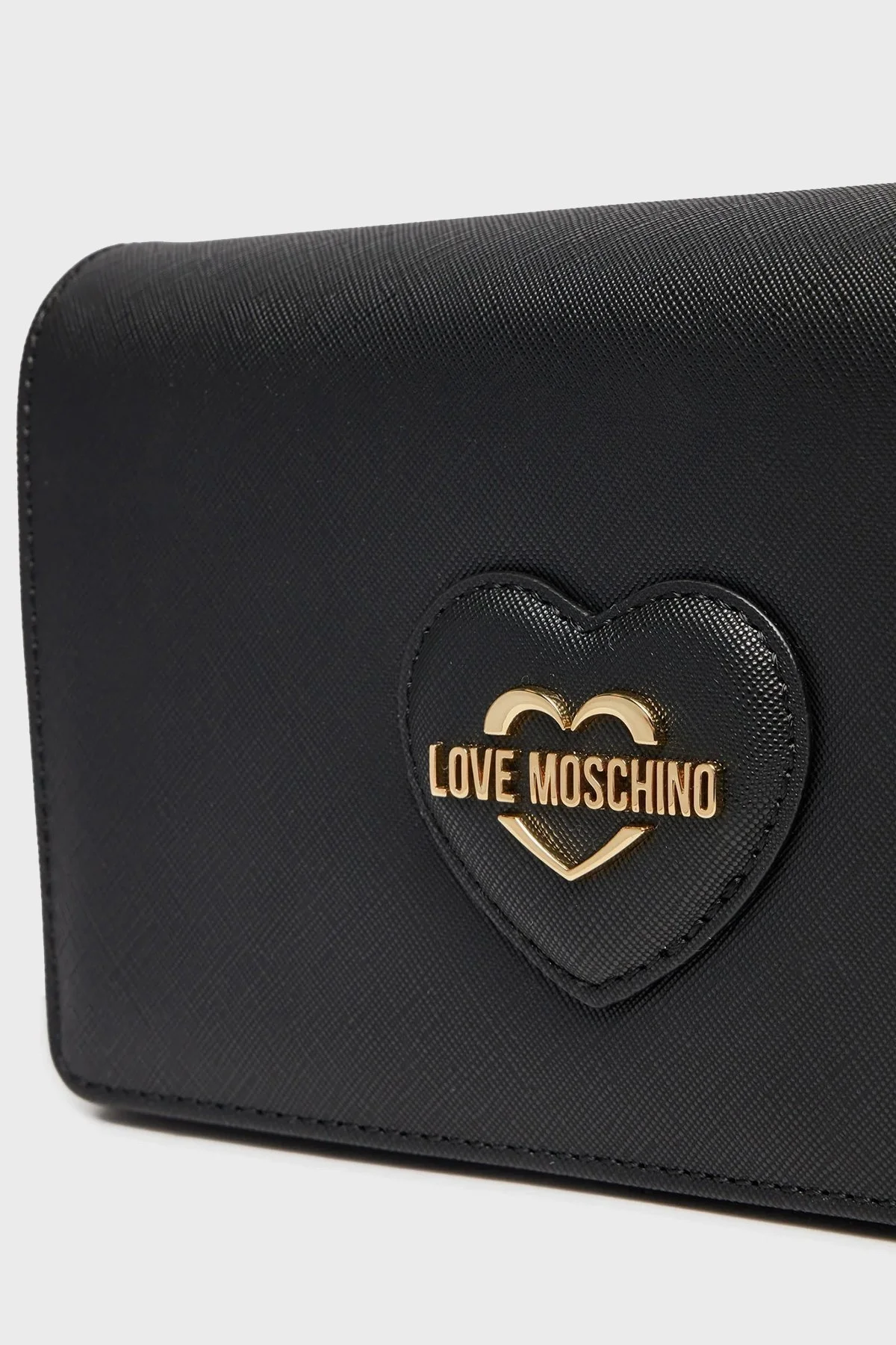 Love Moschino Kalp Logolu Zincir Askılı Bayan Çanta JC4268PP0LKL0000 SİYAH - 3