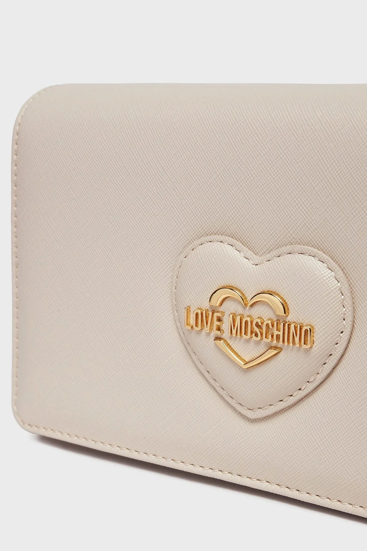 Love Moschino Kalp Logolu Zincir Askılı Bayan Çanta JC4268PP0LKL0110 BEJ - 3