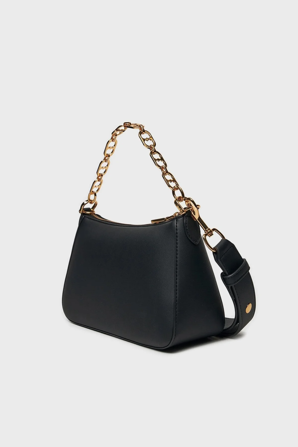 Love Moschino Kalpli Zincir Kulp Logolu Bayan Çanta JC4313PP0LKK0000 SİYAH - 5