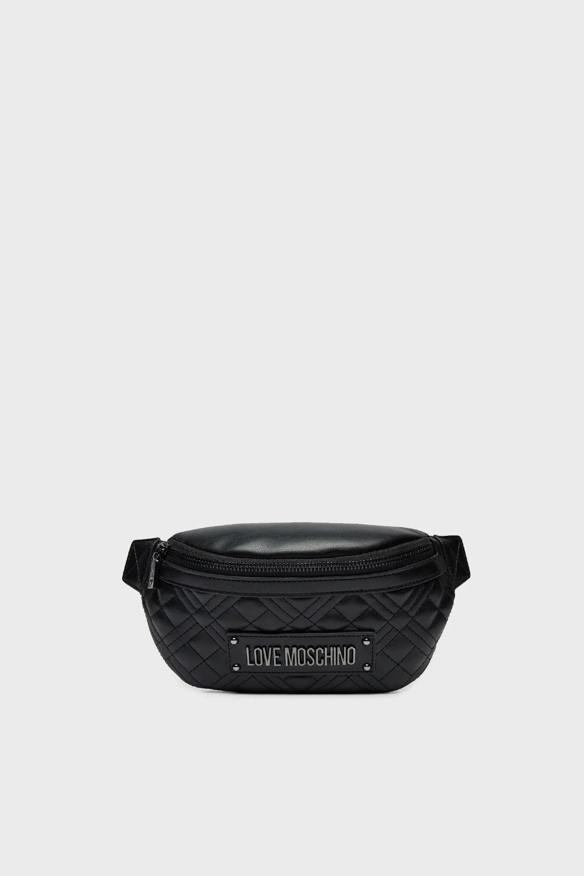 Love Moschino Kapitoneli Ayarlanabilir Askılı Bayan Bel Çantası JC4003PP1LLA000A SİYAH - 1