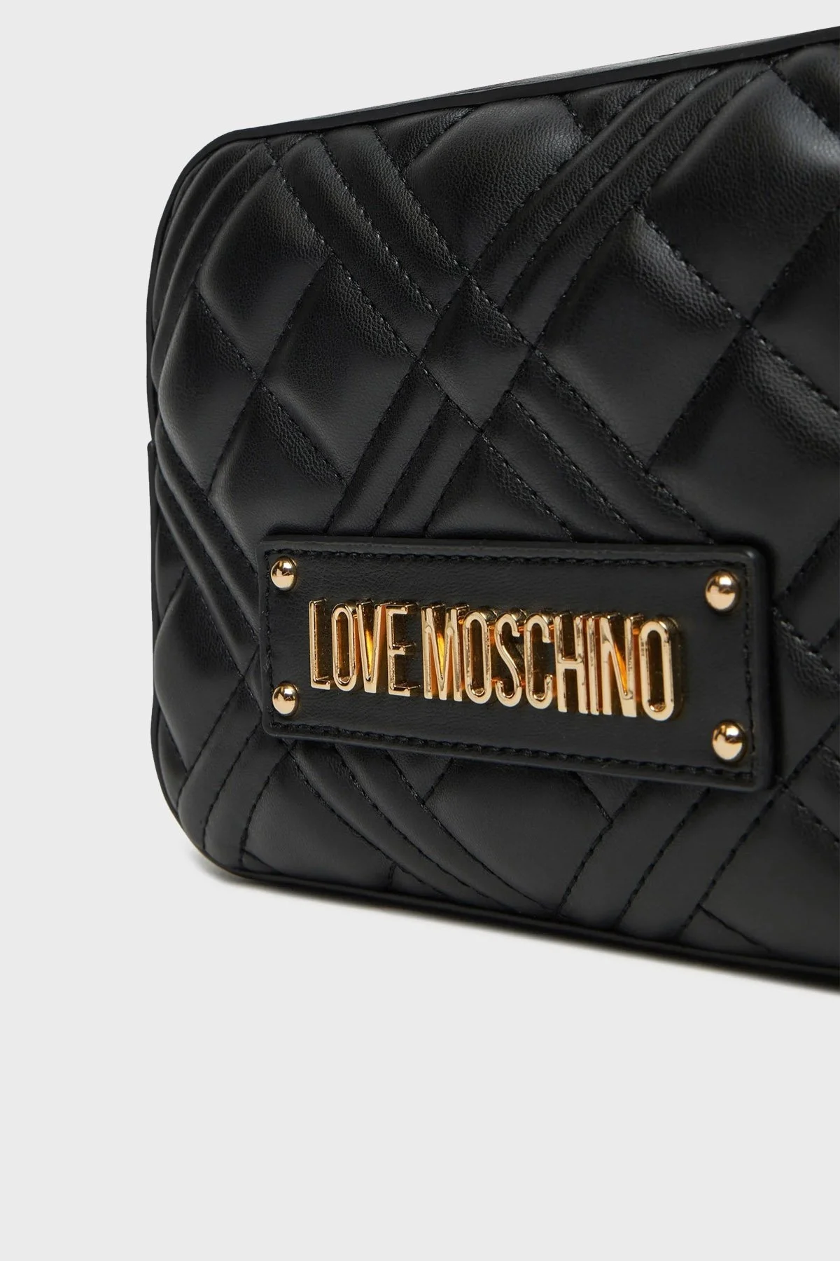 Love Moschino Kapitoneli Ayarlanabilir Askılı Bayan Çanta JC4150PP1MLA0000 SİYAH - 3