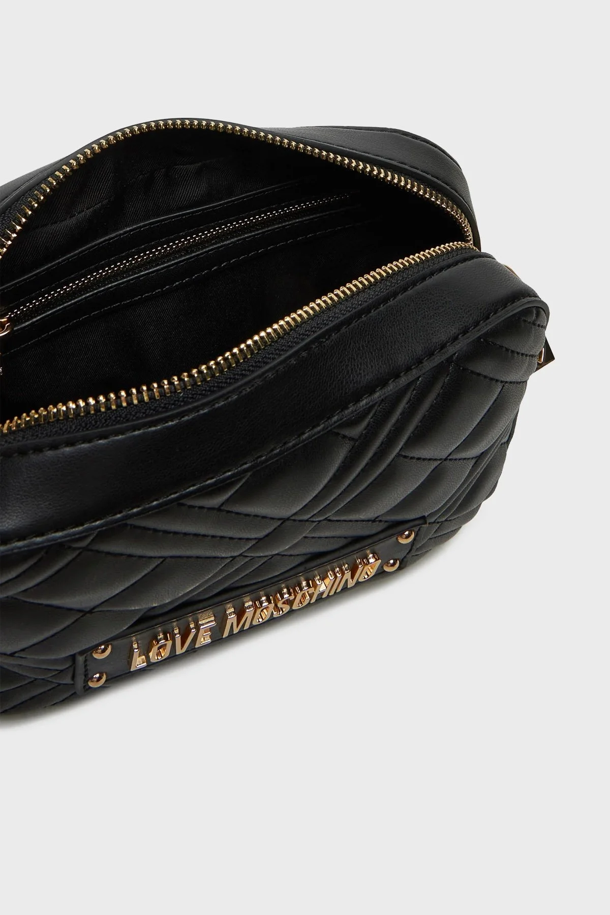 Love Moschino Kapitoneli Ayarlanabilir Askılı Bayan Çanta JC4150PP1MLA0000 SİYAH - 4